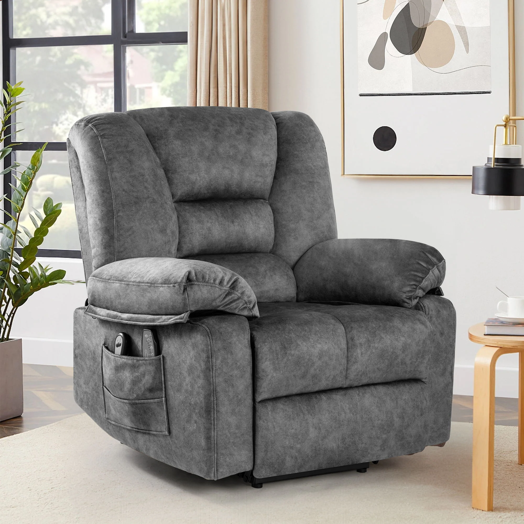 Power Lift Recliner Chair Sofa With Massage - Image 17