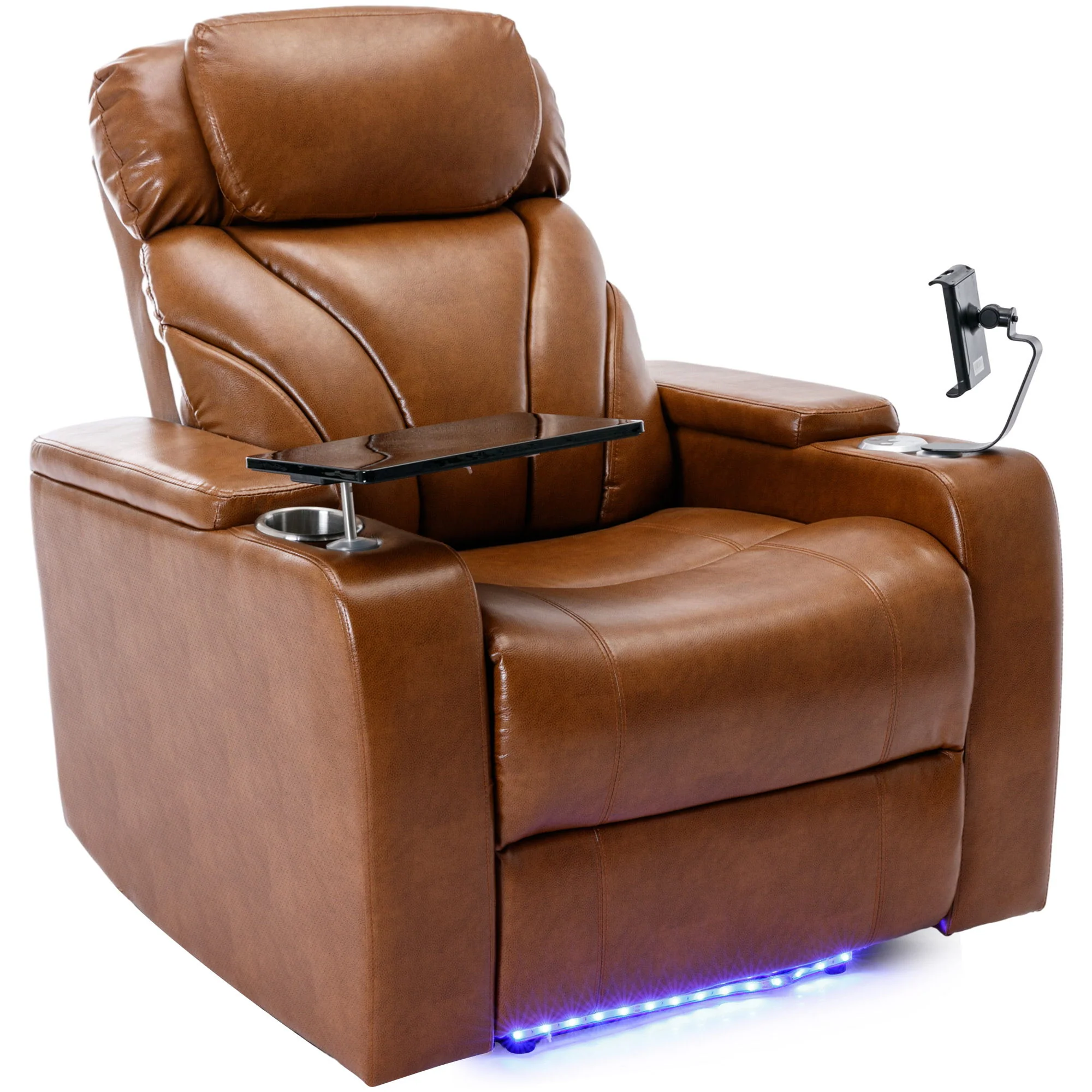 Power Motion Recliner Electric Power Recliner With USB Charging Port, Hidden Arm Storage, Convenient Cup Holder And tooth Speaker - Image 2