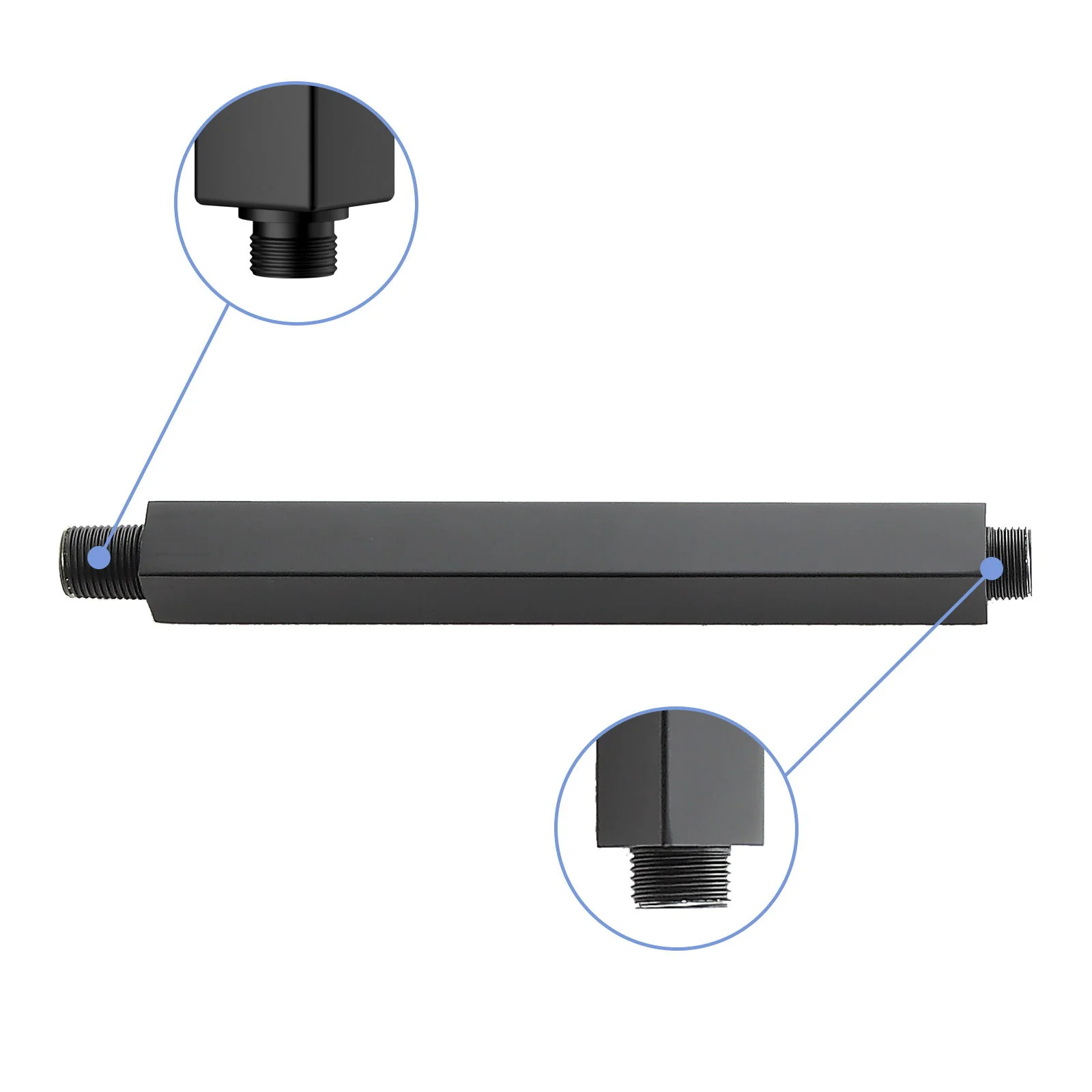 Premium 8" Ceiling Mounted Shower Arm With Flange - Image 14