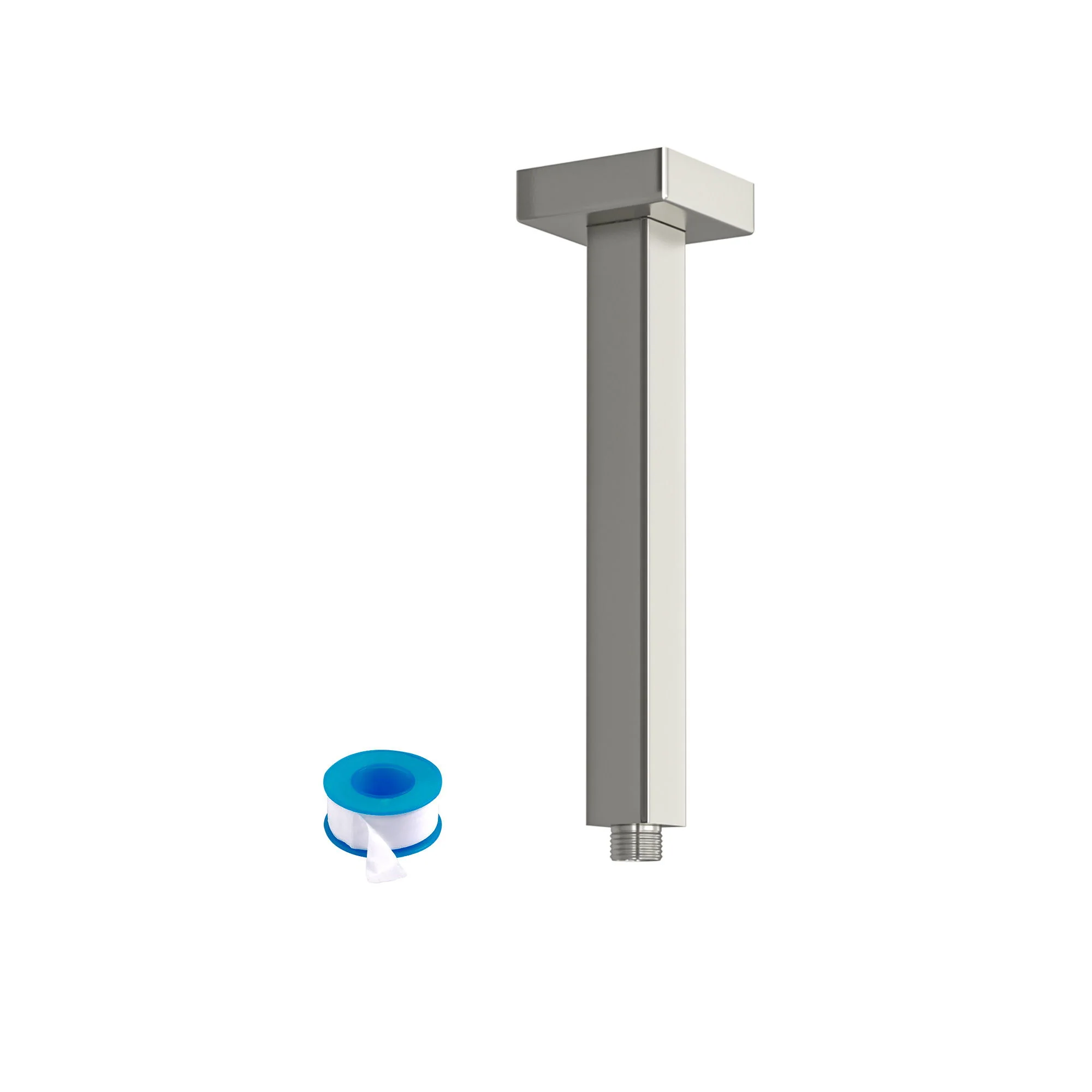 Premium 8" Ceiling Mounted Shower Arm With Flange - Image 2