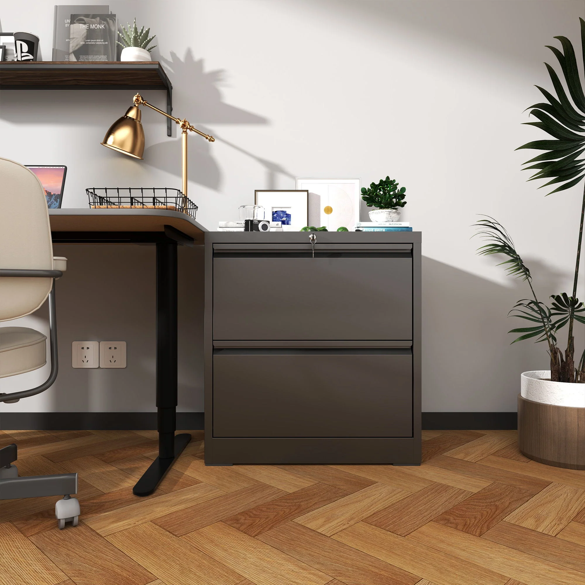 Premium Drawer Metal Lateral File Cabinet With Lock - Image 14