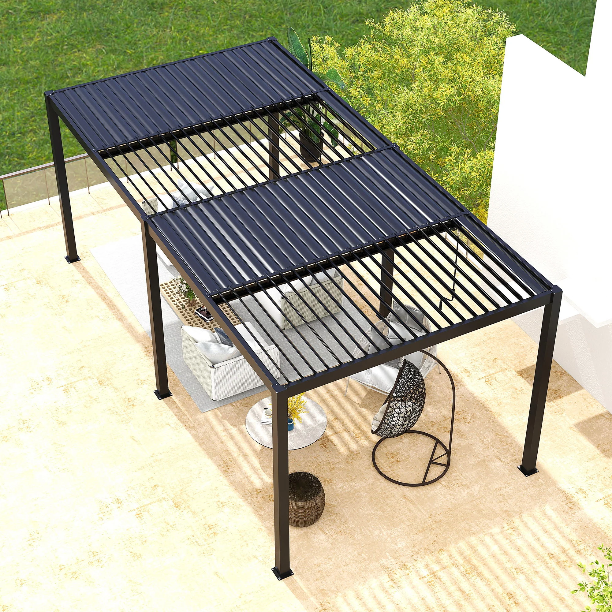 Premium Louver Pergola Aluminium Frame & Louvers - Image 4