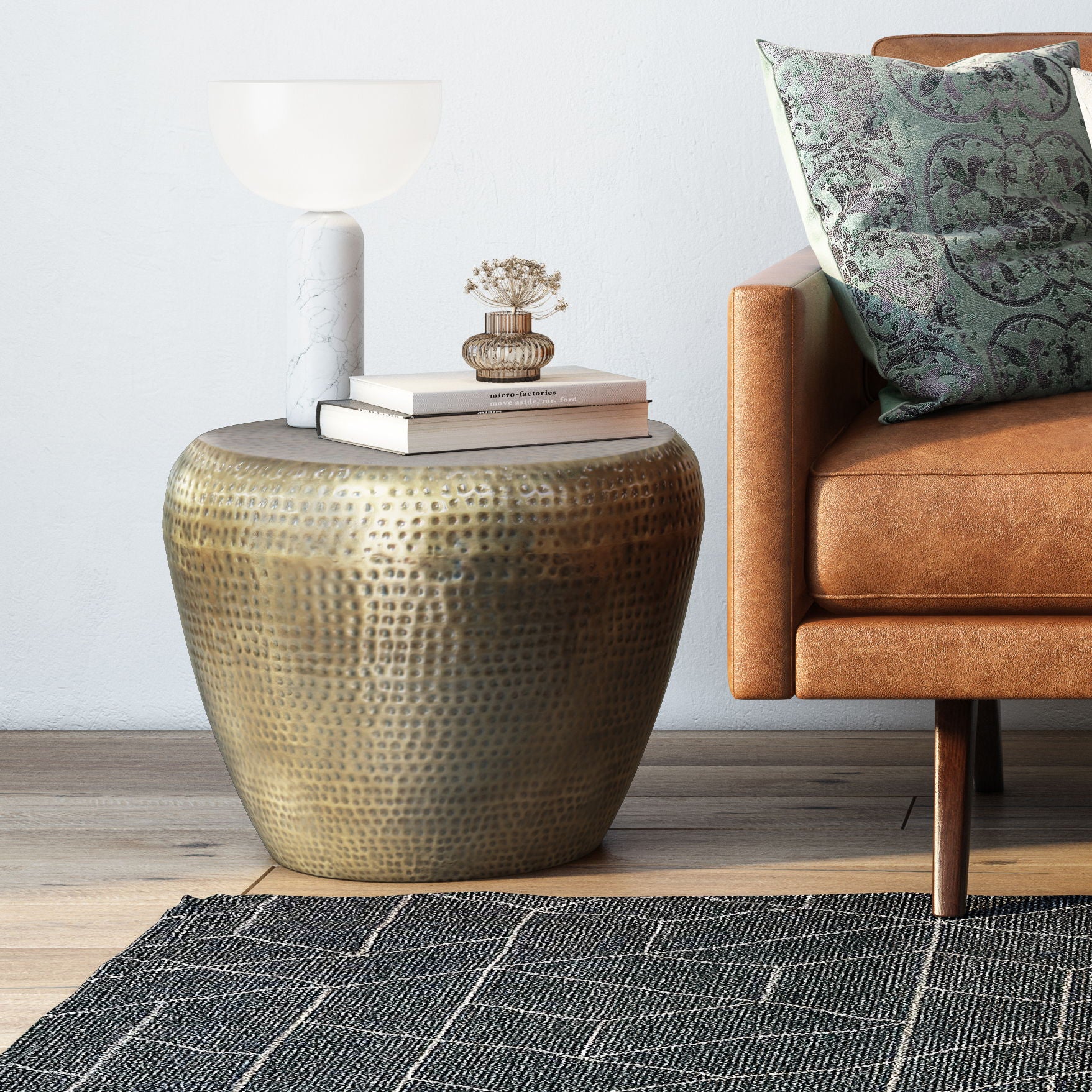 Preston - Handcrafted Metal Side Table - Image 6