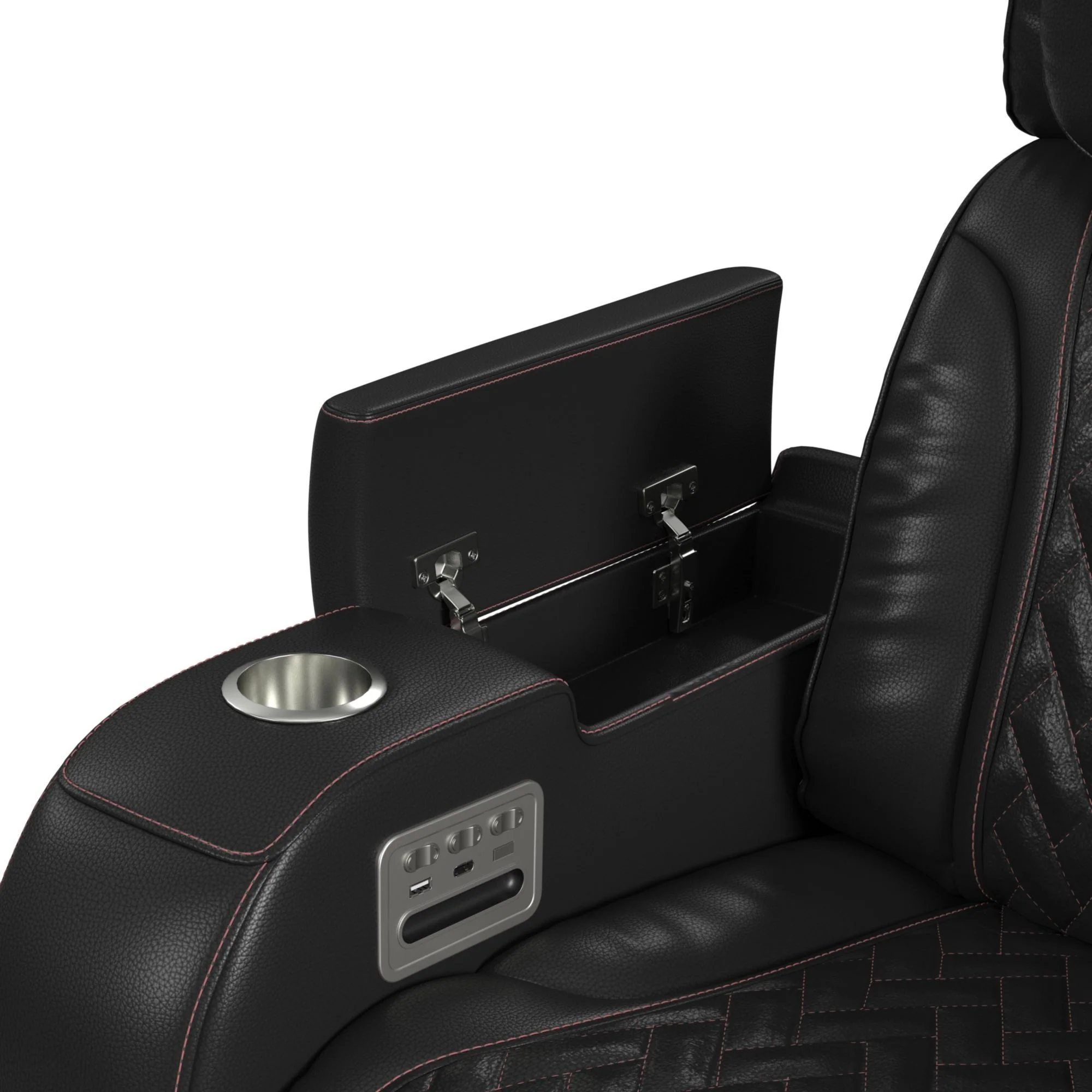 Prime Time - P3 Recliner With LED And Wireless Charger Pocket - Image 2