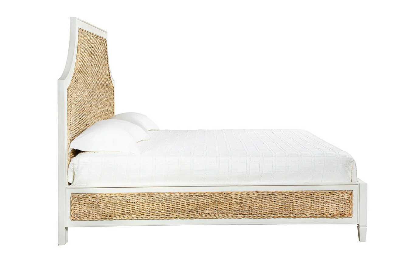 Priscilla - King Bed - White / Light Brown - Image 6