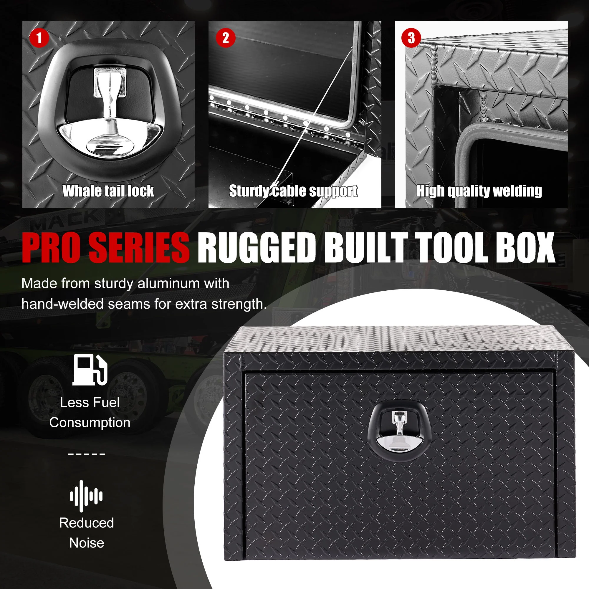 Pro Series - Underbody Truck Tool Box Waterproof Storage Chest - Image 25