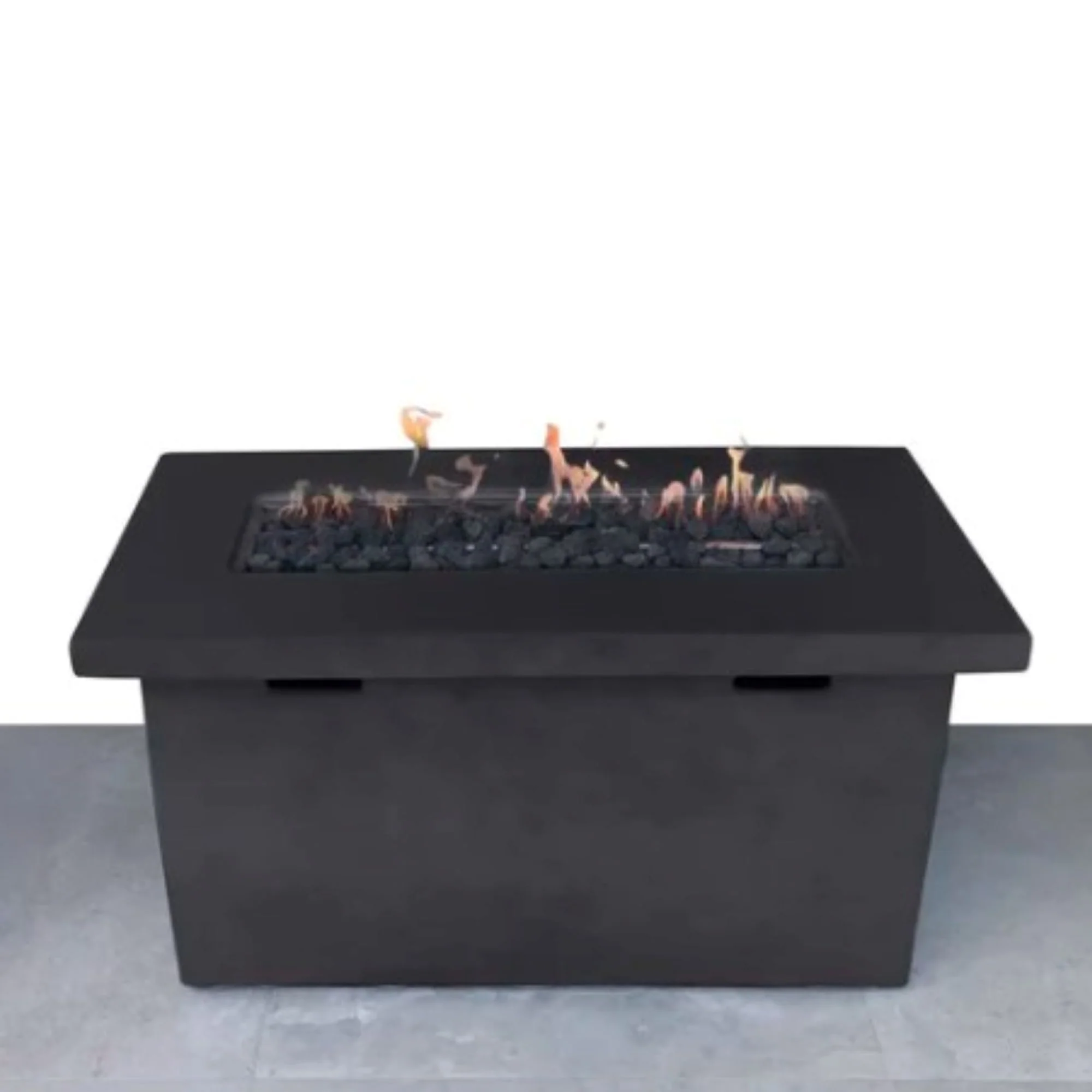 Propane Fire Pit Table Outdoor Patio Heater Reinforced Cement 42x25in - Image 7