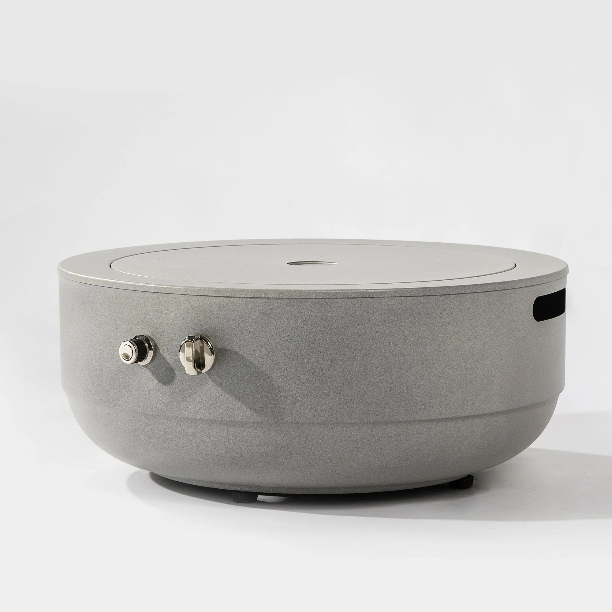 Propane Gas Fire Pit Bowl, 40000 Btu, Round For Outside - Gray - Image 3