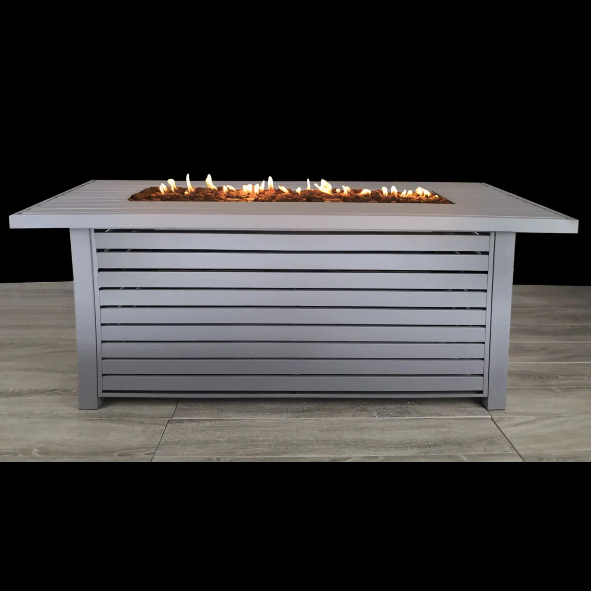 Propane Gas Outdoor Fire Pit Table with Lid Steel 50000 BTU 20x25in - Image 7