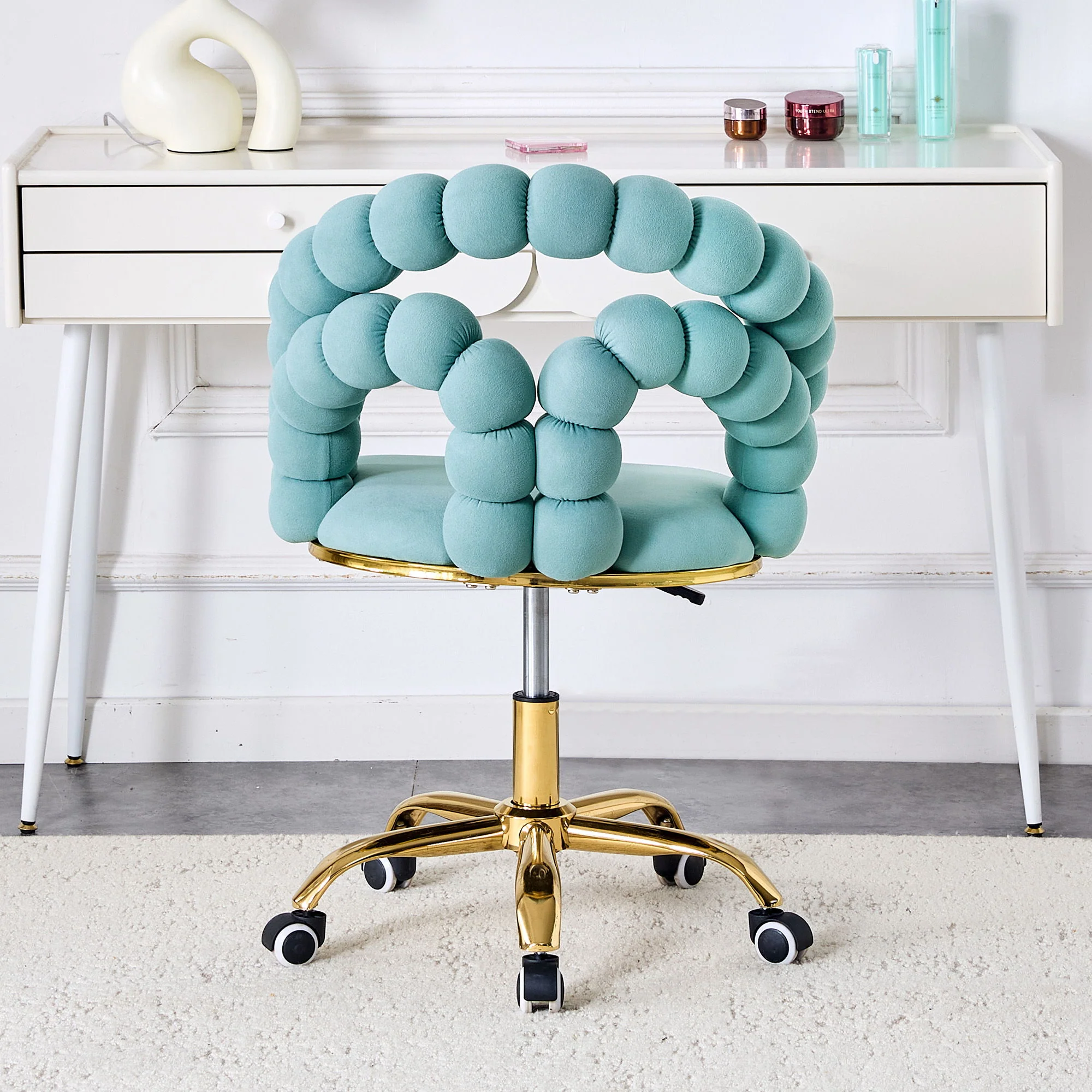 Puffy Bubble, Ball Chain Accent Chair With 5 Claw Casters - Image 17