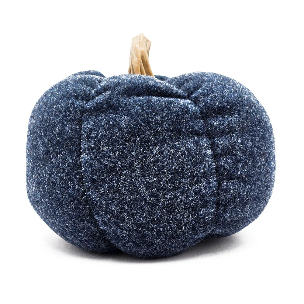 Pumpkin Ornament Decor For Holiday Harvest Festival Fall Festival & Thanksgiving (Set of 3) - Blue - Image 6
