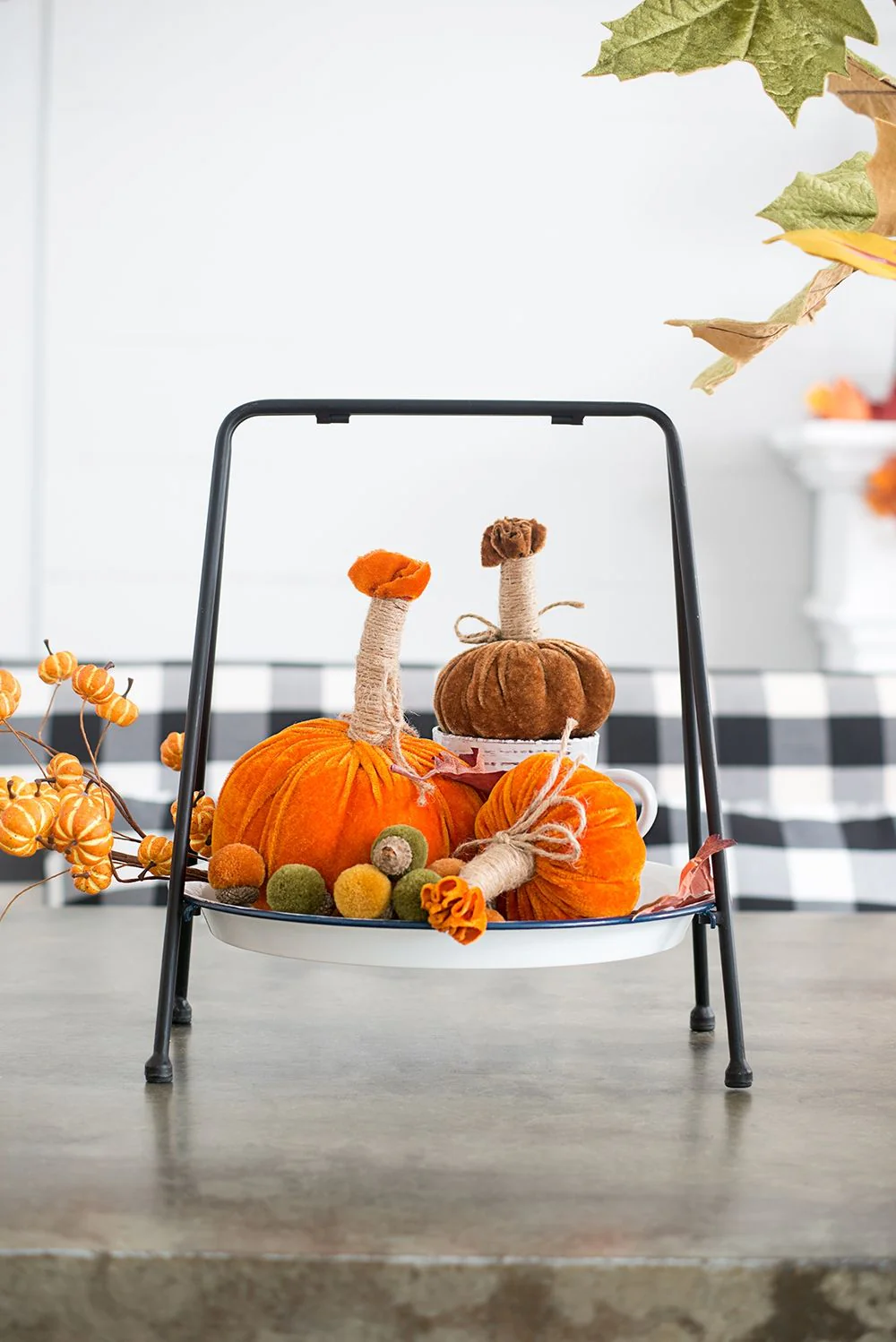 Pumpkin Ornament For Holiday Harvest Festival Fall Festival & Thanksgiving (Set of 6) - Image 13