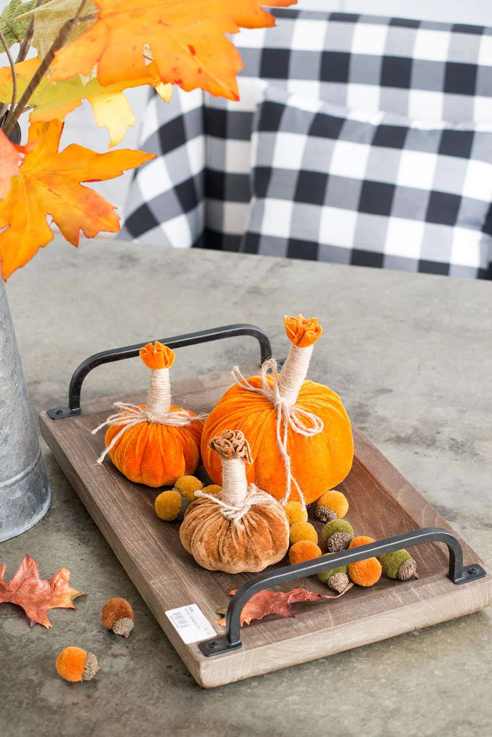 Pumpkin Ornament For Holiday Harvest Festival Fall Festival & Thanksgiving (Set of 6) - Image 3