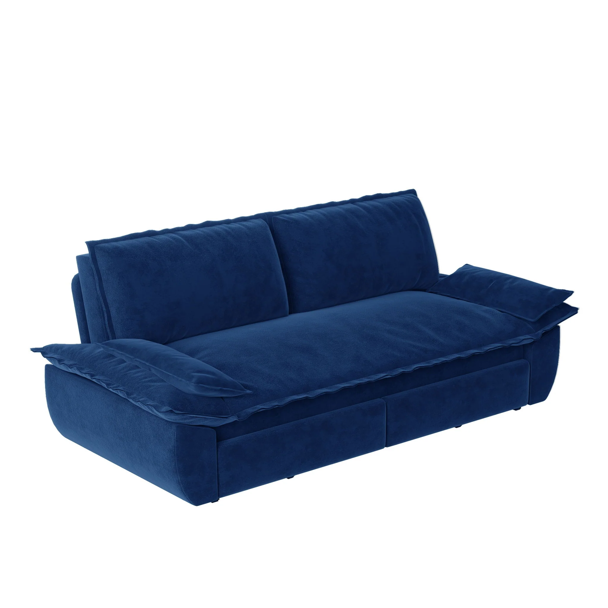 Queen Pull Out Bed, 3 In 1 Convertible Sleeper Sofa - Image 3