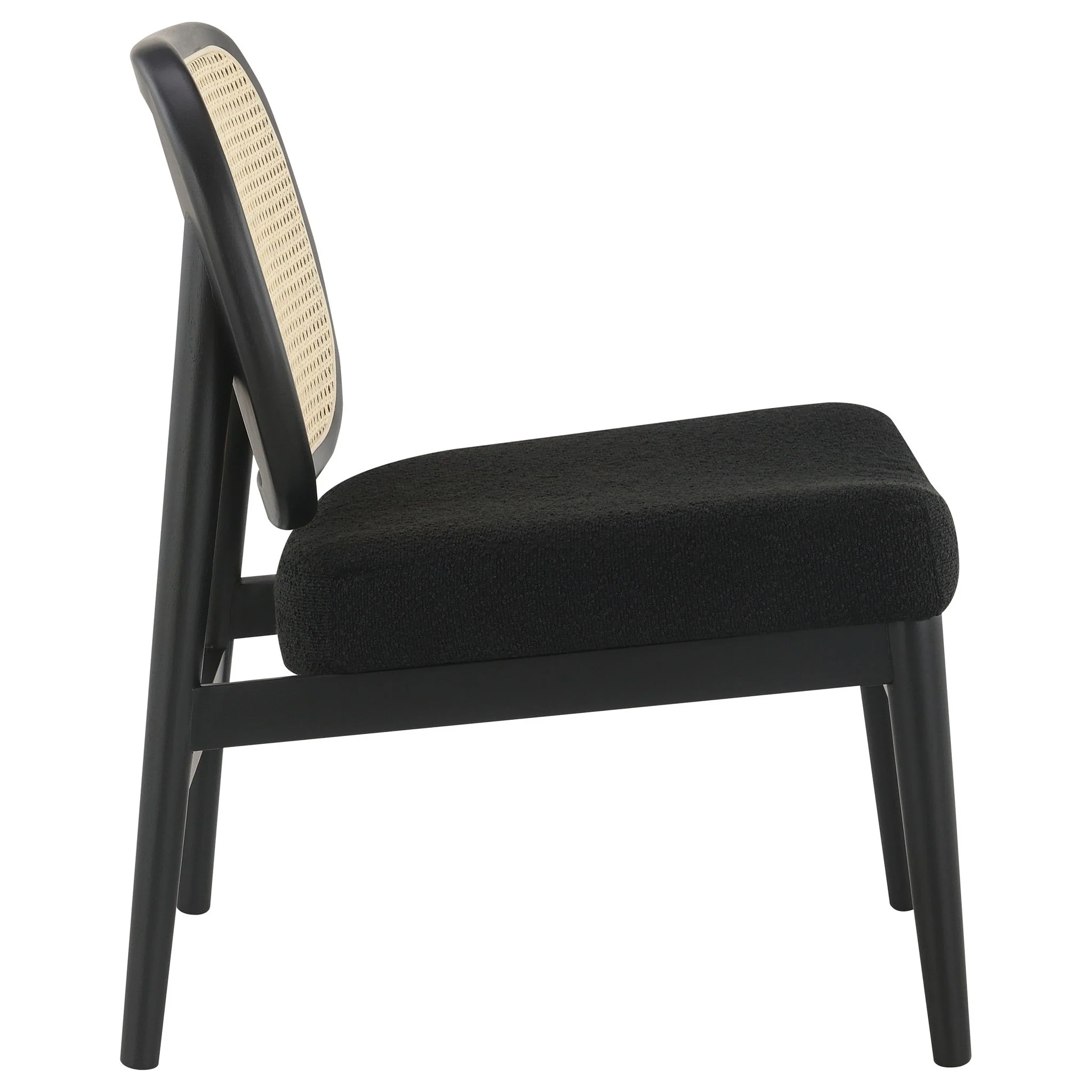 Quinne - Accent Chair With Padded Seat - Black - Image 9