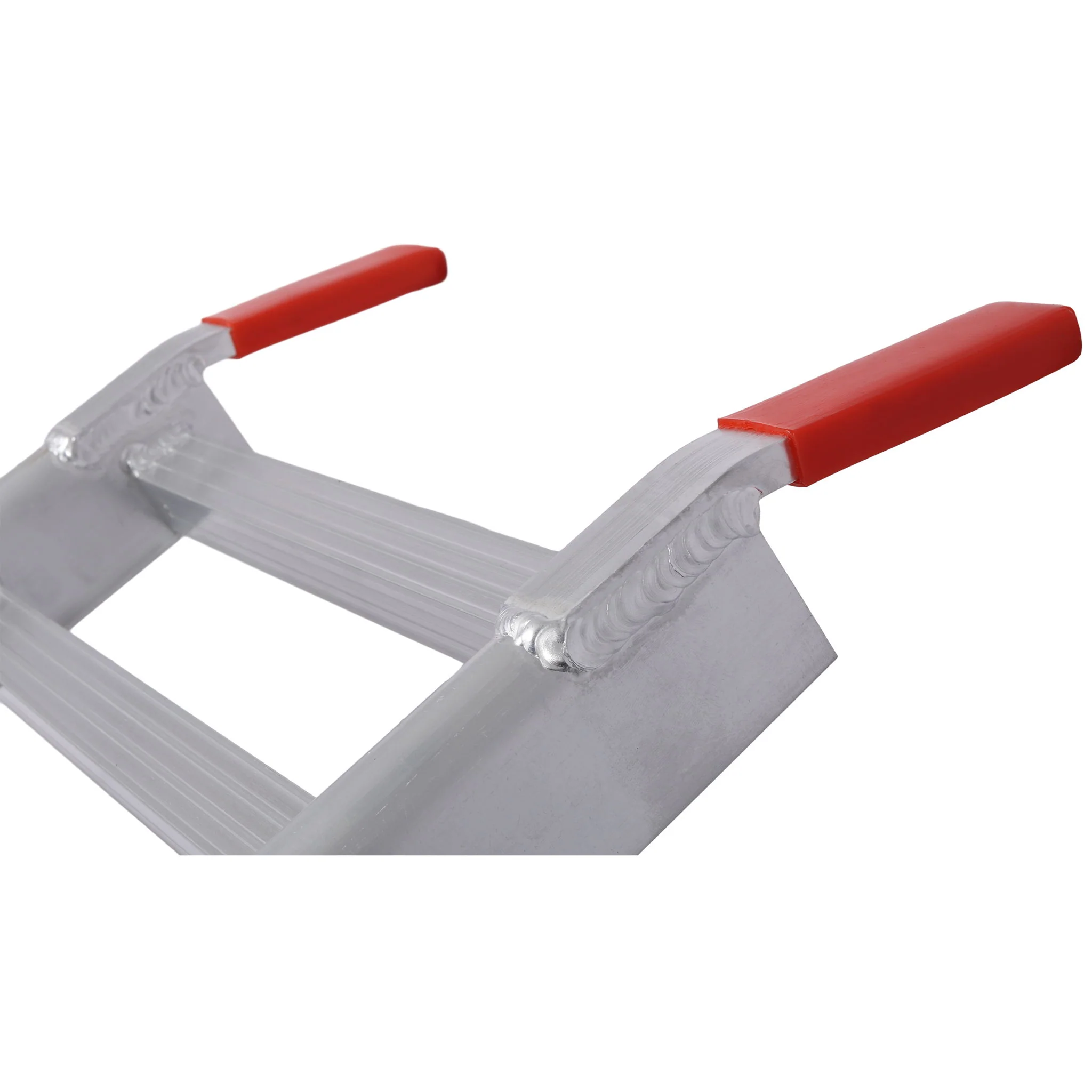 Ramp For Motorcycle / Lawn Mower / ATV, 2 In 1 Ramp And Tailgate Extender - Silver - Image 9