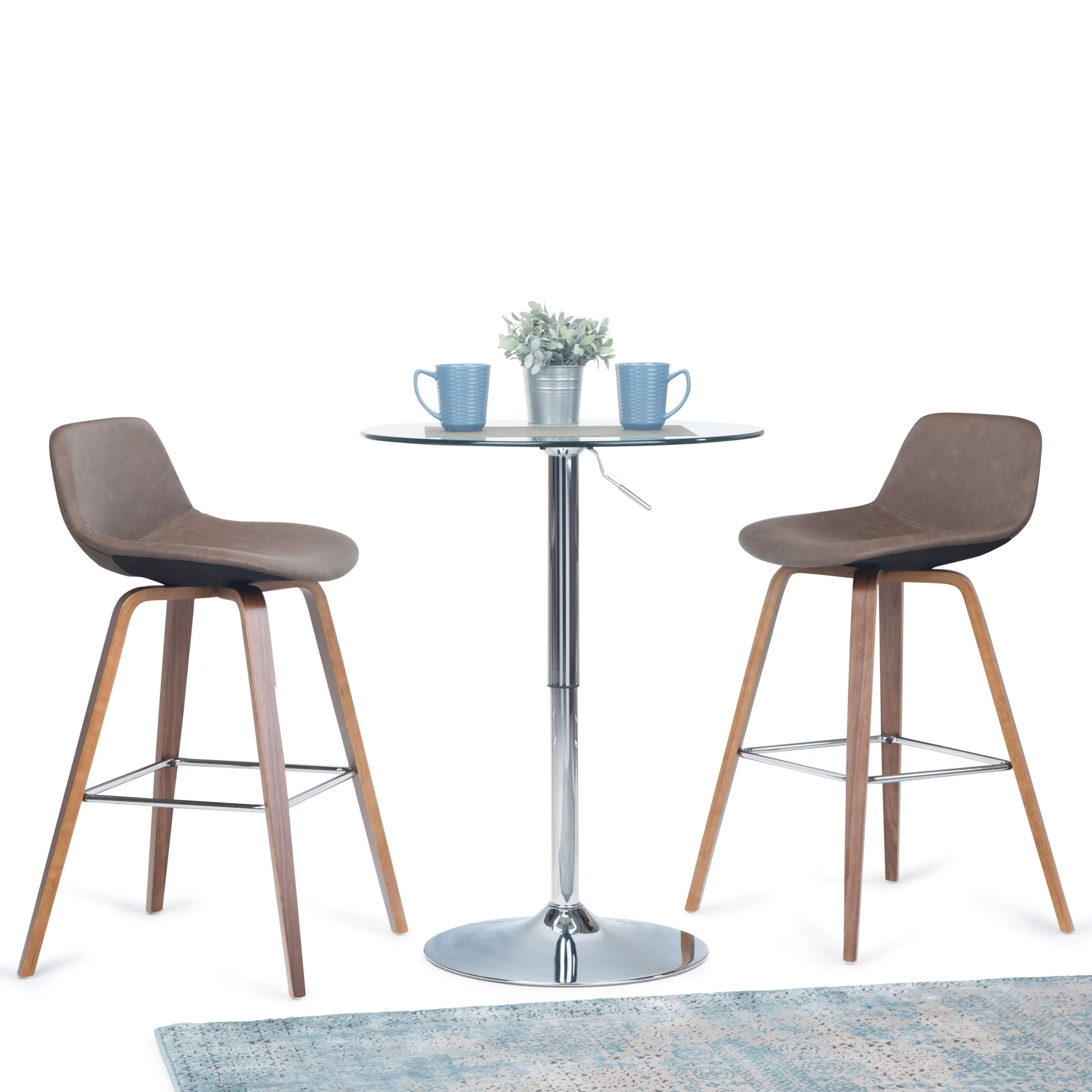 Randolph - Bentwood Multifunctional Counter / Bar Height Stool (Set of 2) - Image 21