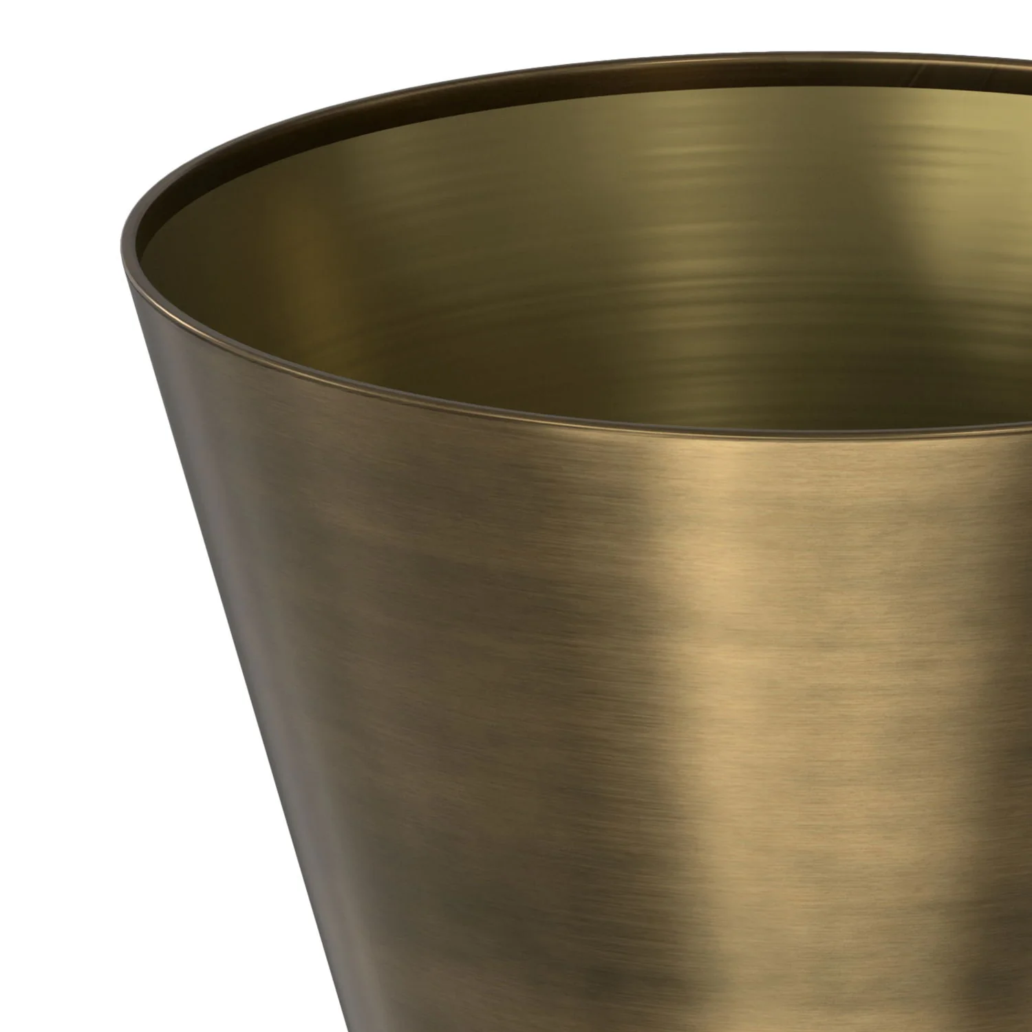 Raquel - Side Table - Antique Brass / White - Image 8