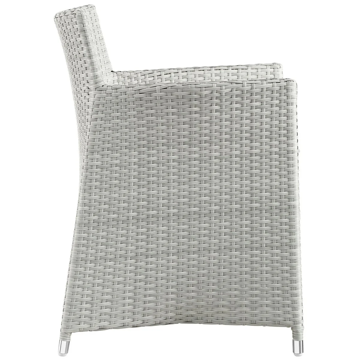 Rattan and Aluminum Outdoor Dining Set with Wood Slats – Multiple Configurations - Image 11