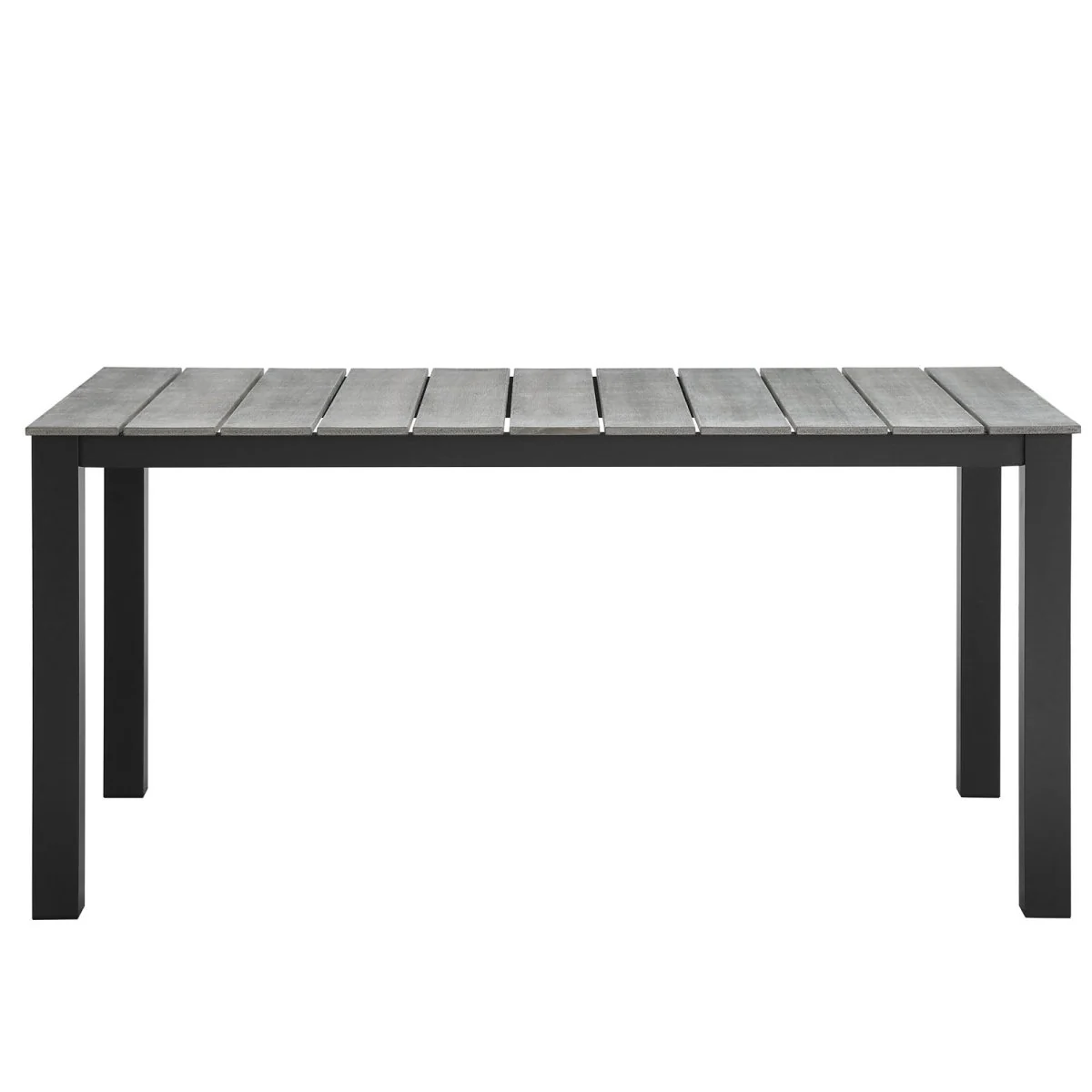 Rattan and Aluminum Outdoor Dining Set with Wood Slats – Multiple Configurations - Image 48