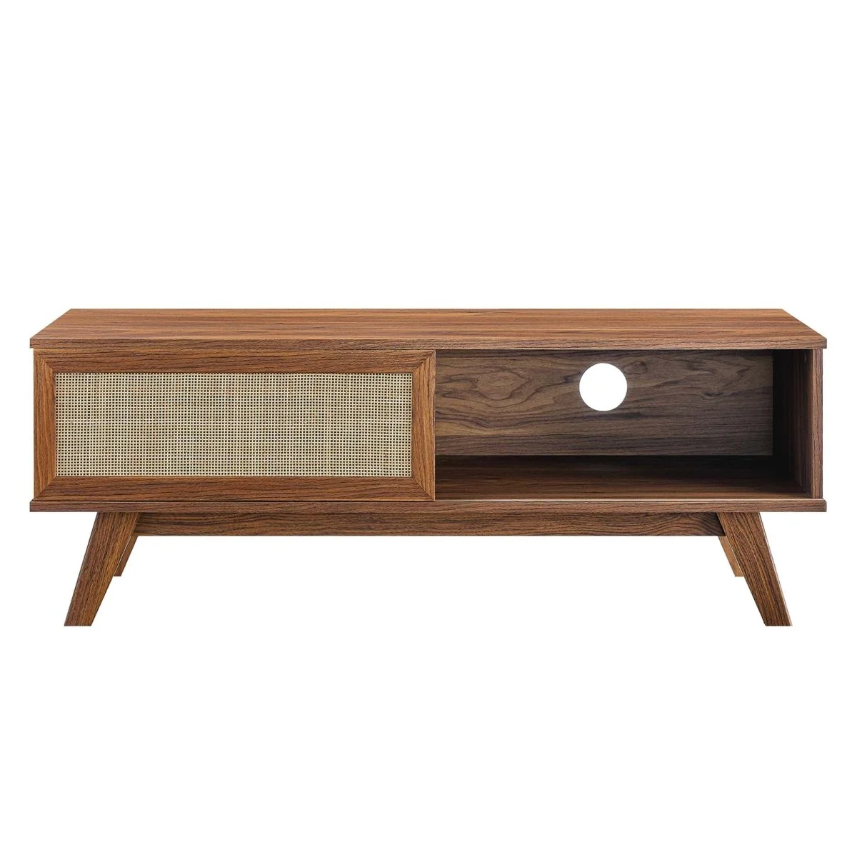 Rattan Sliding Door TV Stand 47 Inch - Image 16