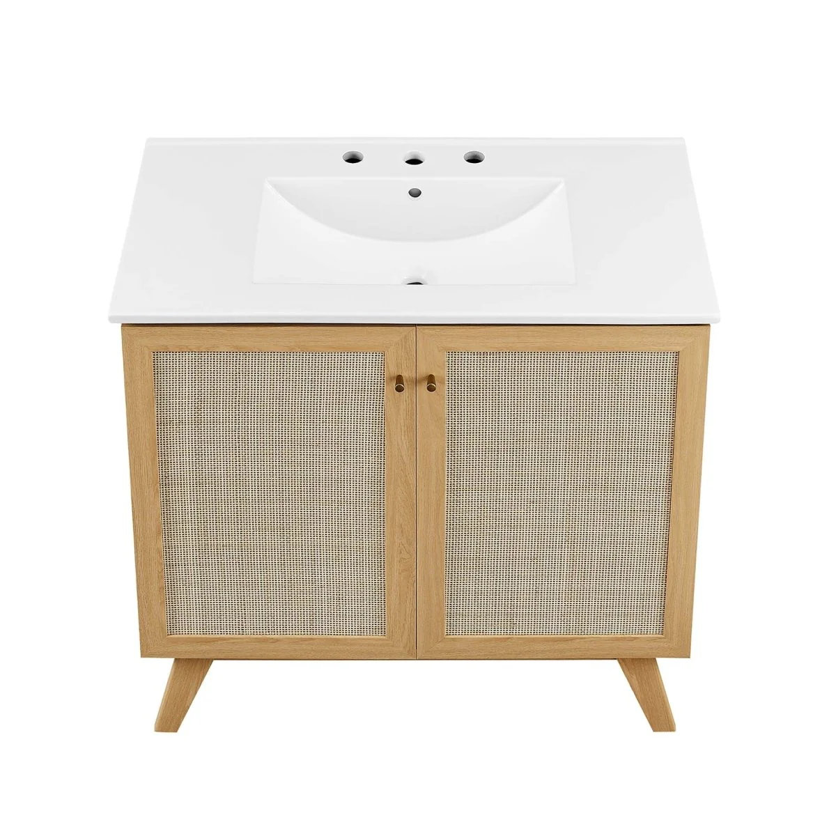 Rattan Weave Bathroom Vanity with Sink — Stylish Woven Vanity for Modern Bathrooms - Image 120