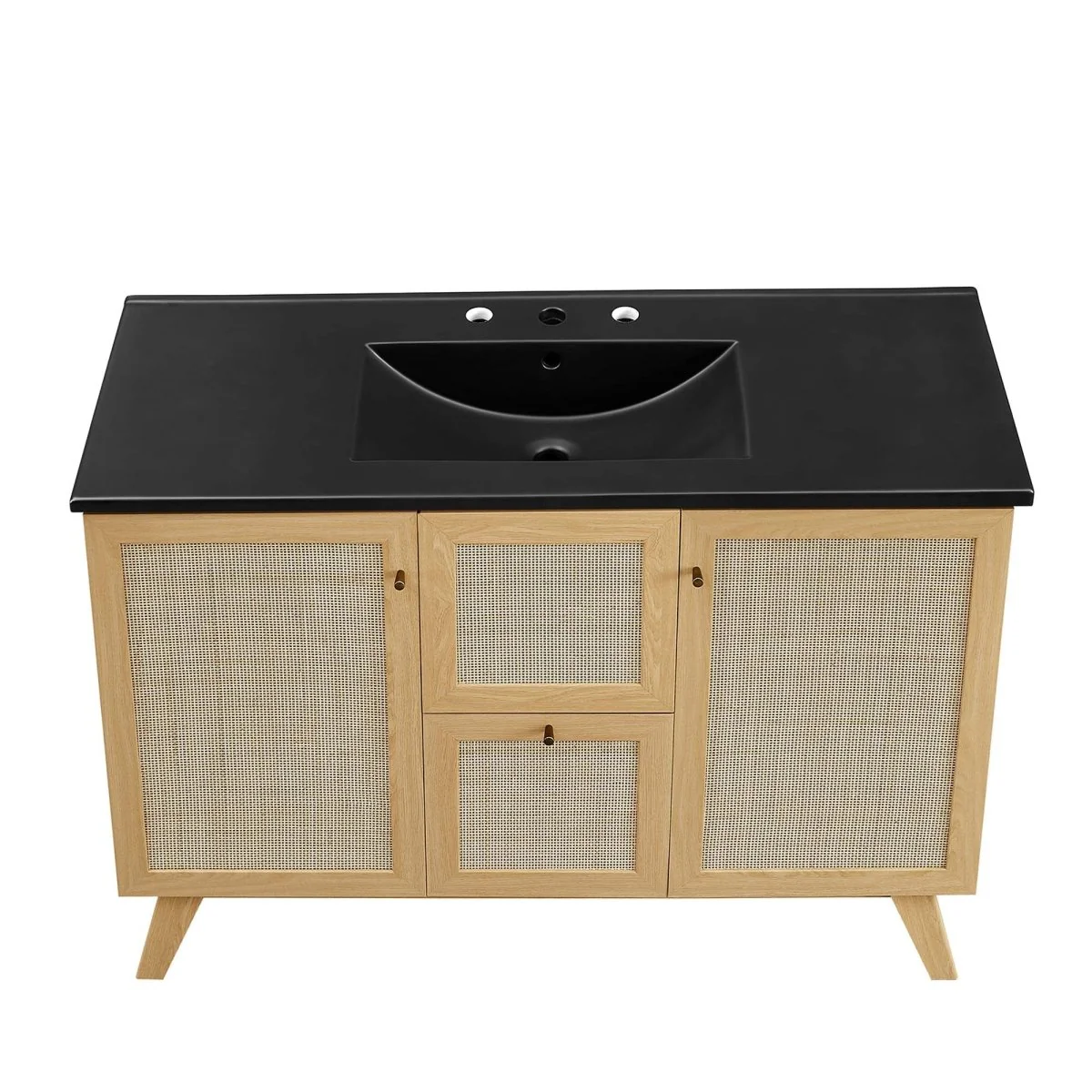 Rattan Weave Bathroom Vanity with Sink — Stylish Woven Vanity for Modern Bathrooms - Image 219