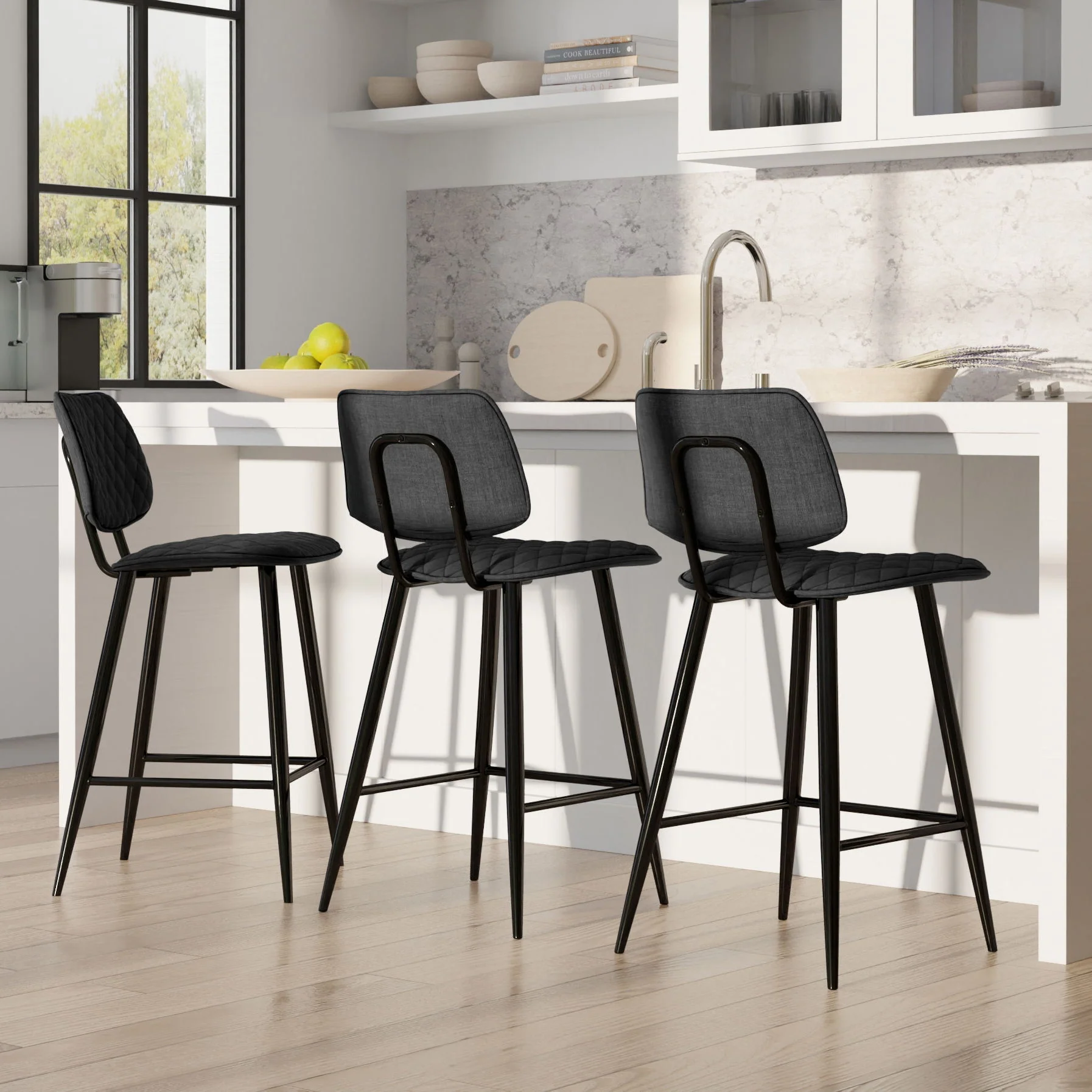 Raya - Upholstered Counter Height Stool (Set of 2) - Image 5
