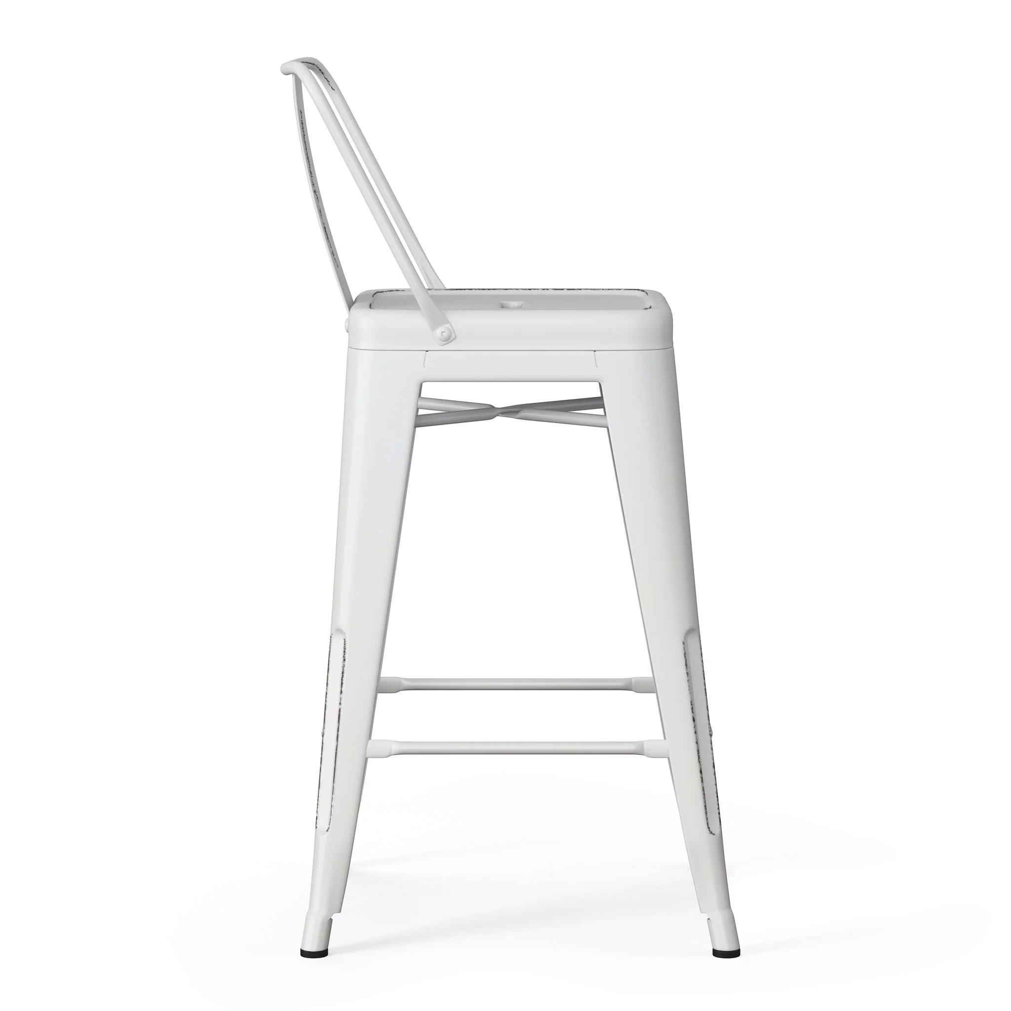 Rayne - Curved Back Metal Stool (Set of 2) - Image 10