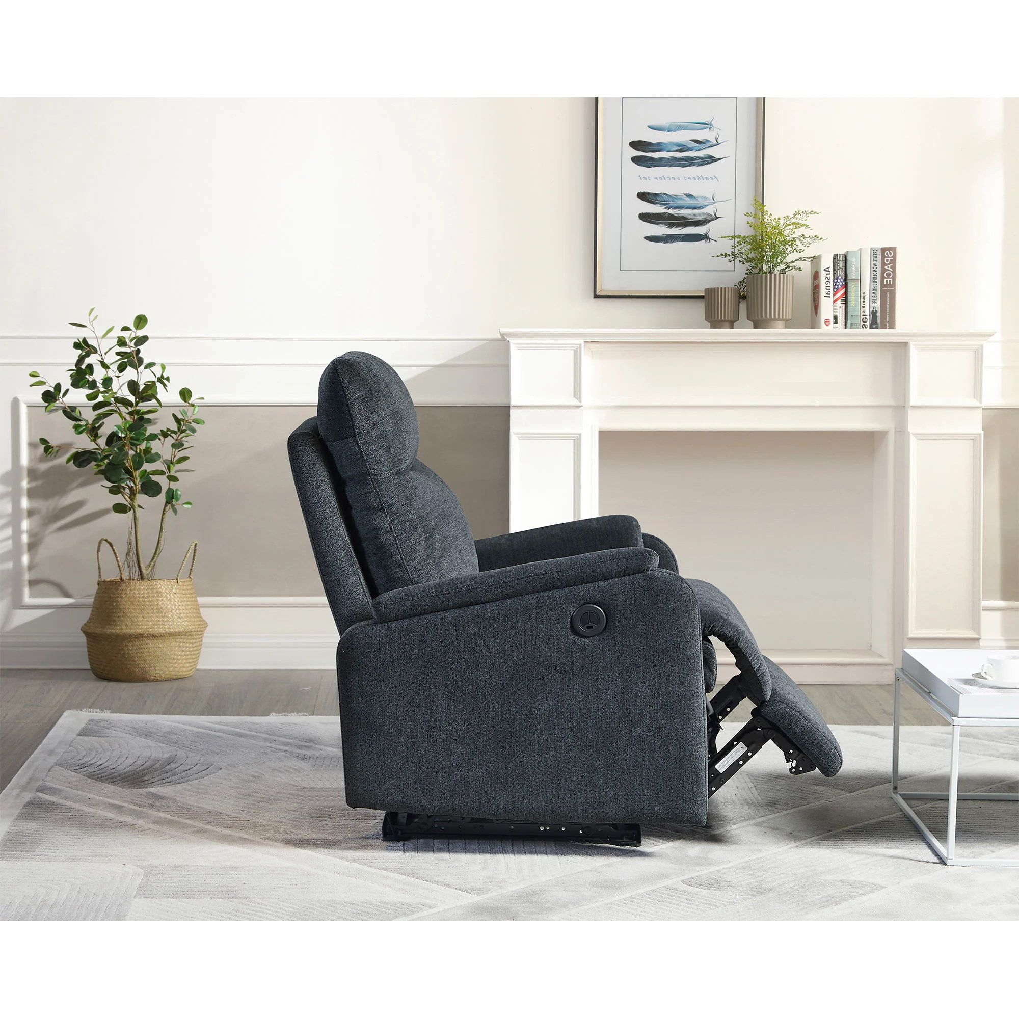 Recliner Chair With Power Function Easy Control Big Stocks, Recliner Single Chair For Living Room, Bed Room - Image 22