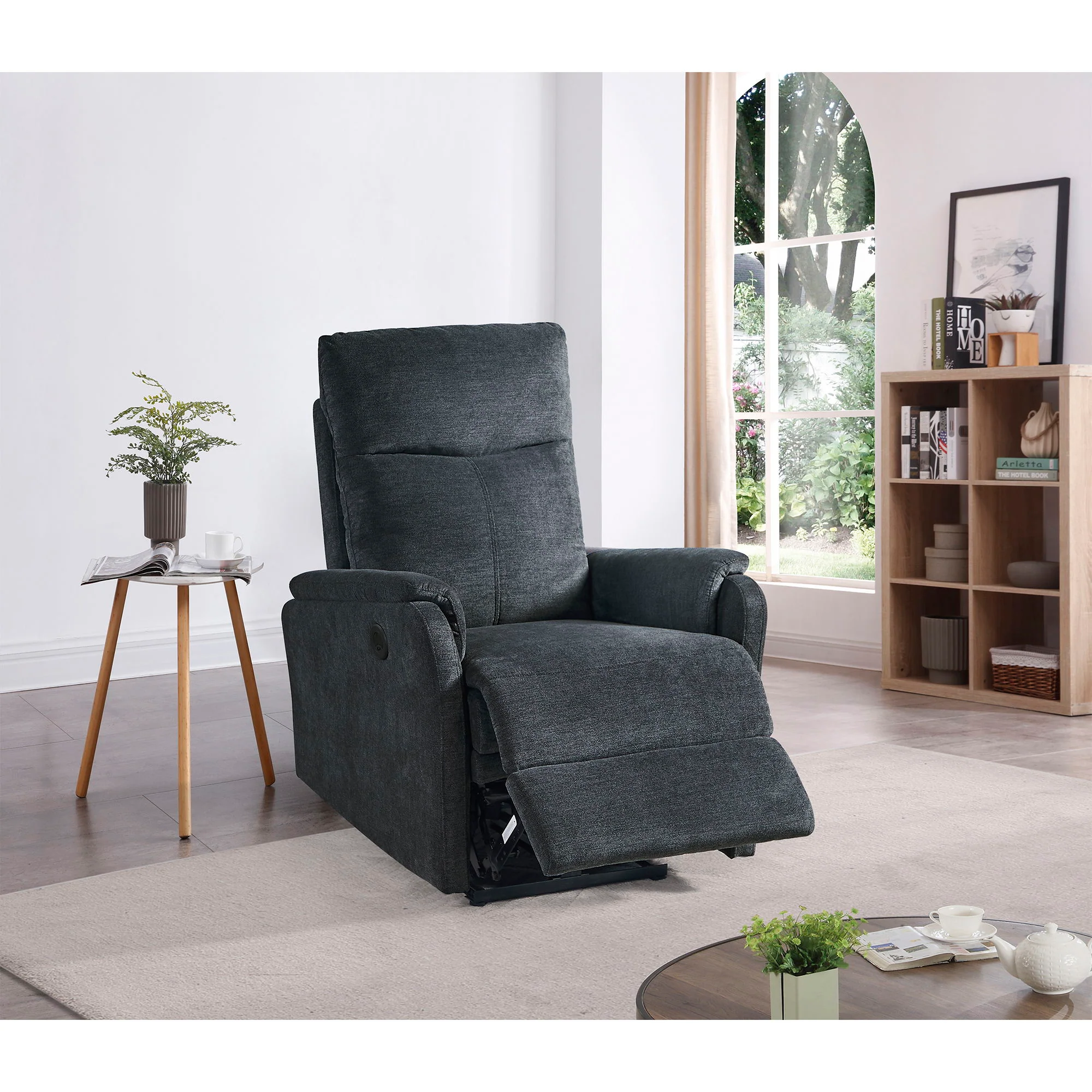Recliner Chair With Power Function Easy Control Big Stocks, Recliner Single Chair For Living Room, Bed Room - Image 3
