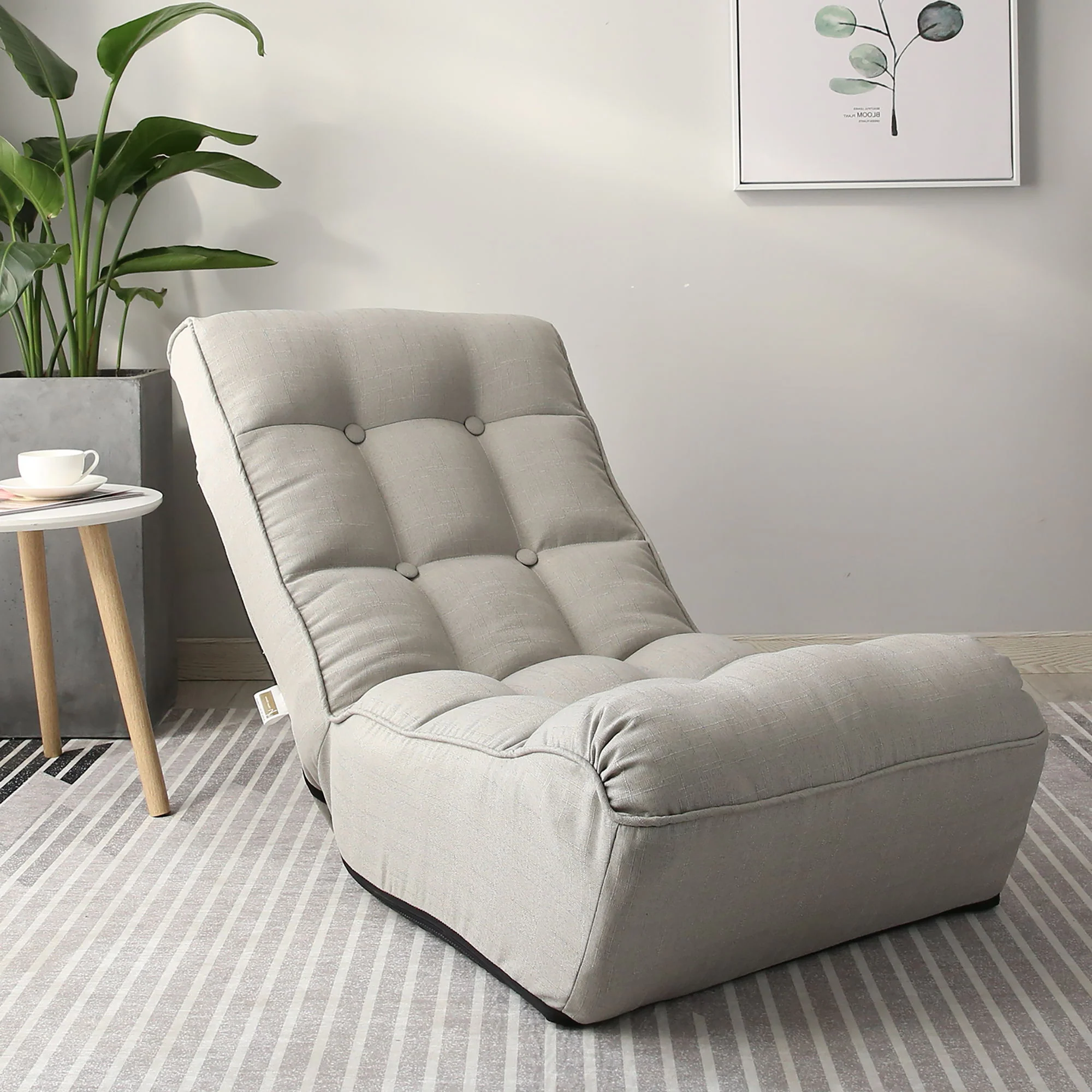 Reclining Japanese Chair Lazy Sofa Tatami Balcony Adjustable Chair - Image 14