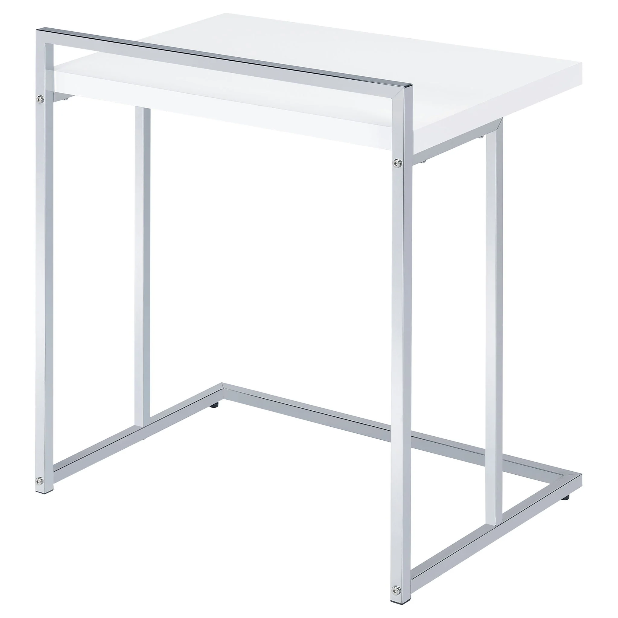 Rectangular Top Snack Table - White - Image 3