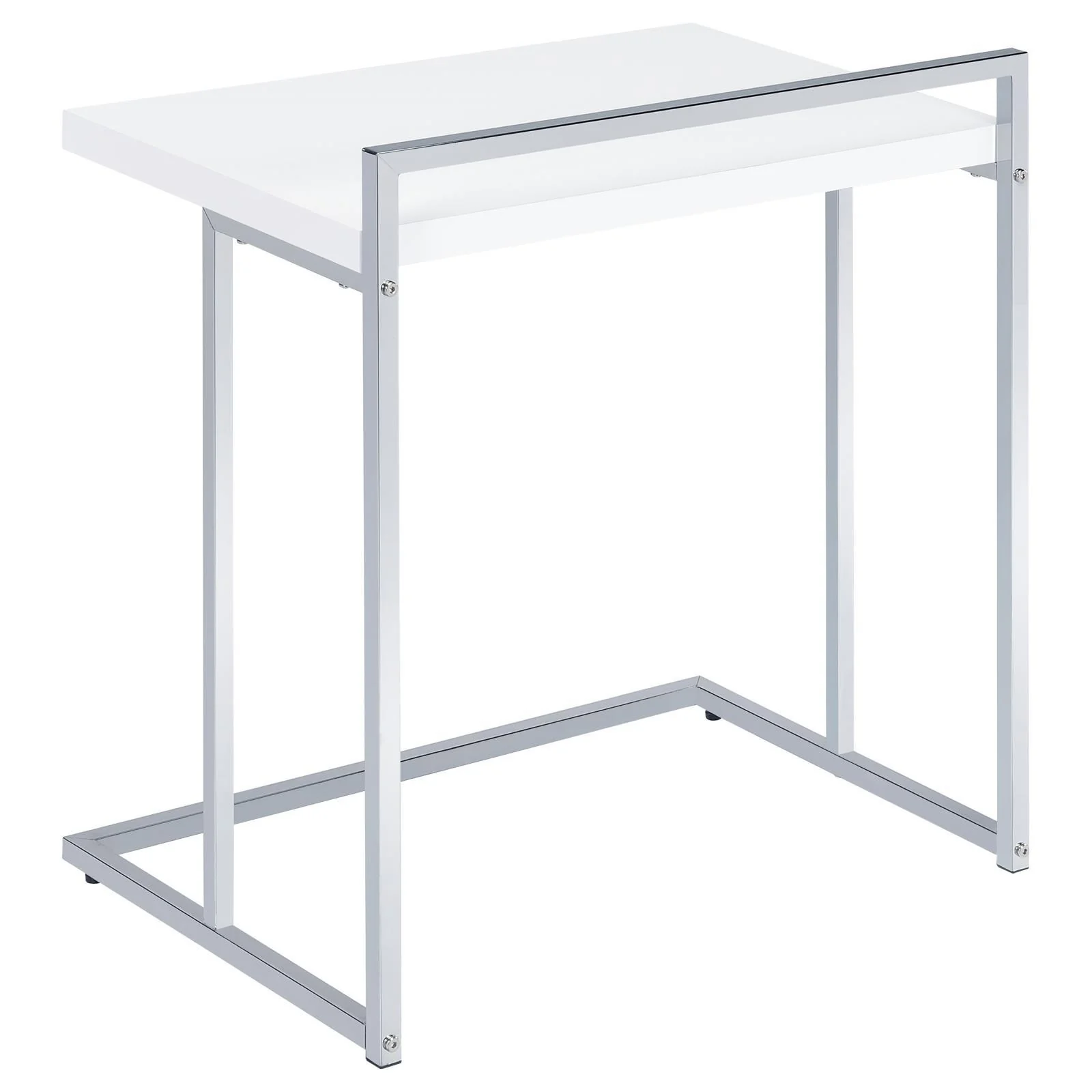 Rectangular Top Snack Table - White - Image 4