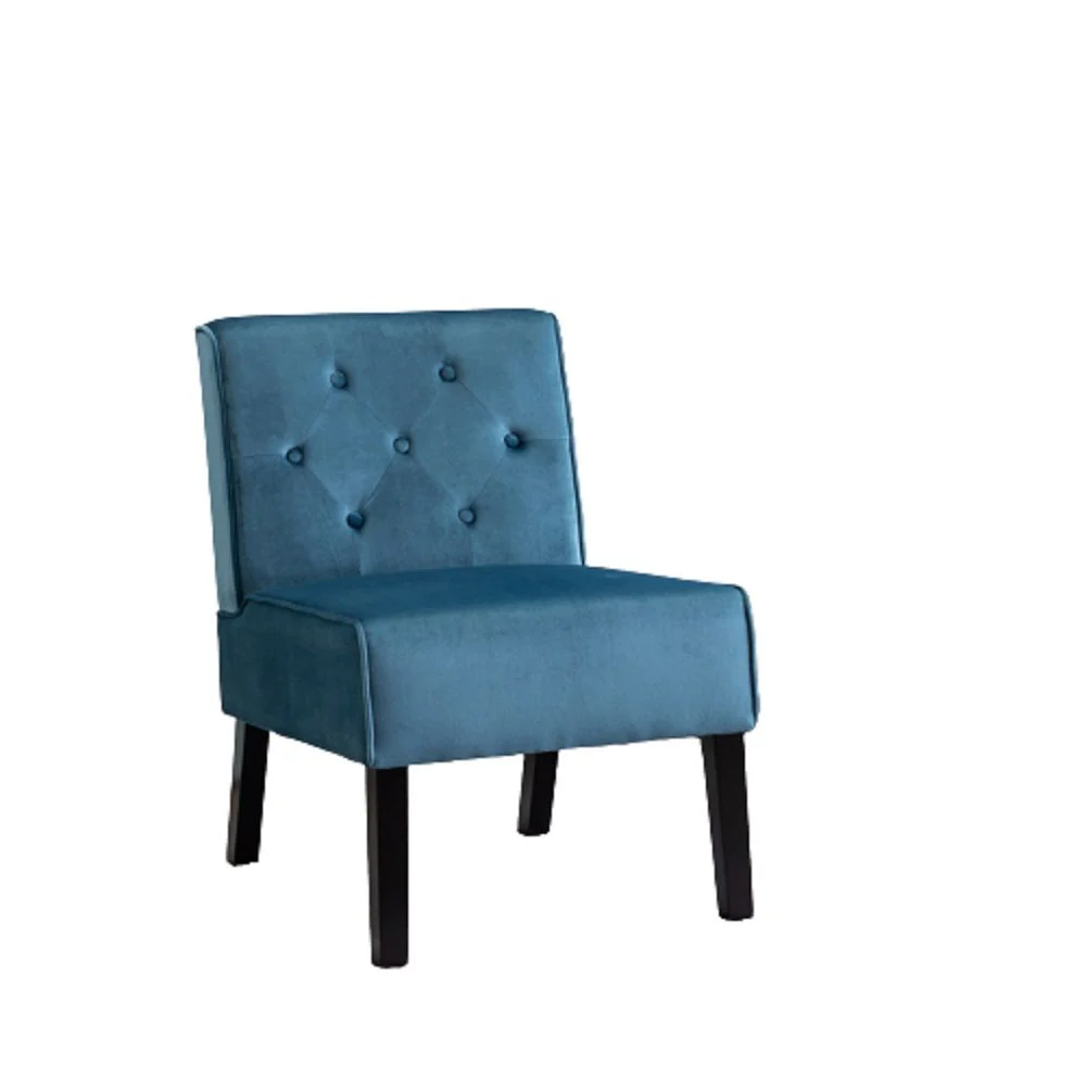 Reese - Living Room Armless Button Tufted Pattern Accent Chair (Set of 2) - Image 11