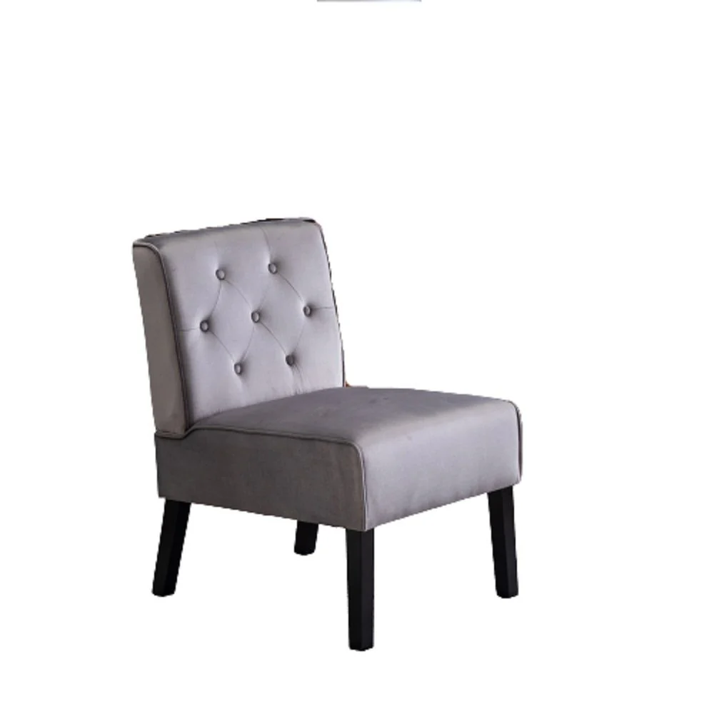 Reese - Living Room Armless Button Tufted Pattern Accent Chair (Set of 2) - Image 17
