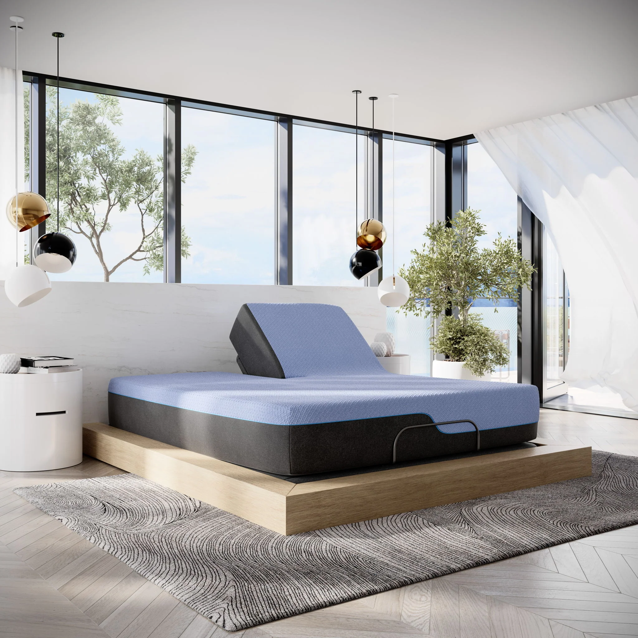 Refresh - 12" Flex Head Hybrid Cooling Fast Responding Latex Foam And Coil Mattress - Image 6