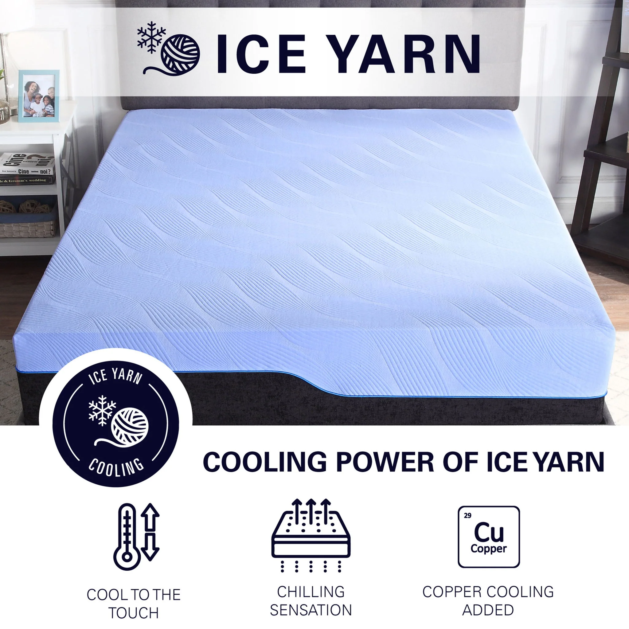Refresh - 12" Flex Head Memory Foam Hybrid Mattress And Adjustable Base Bundle - Image 4