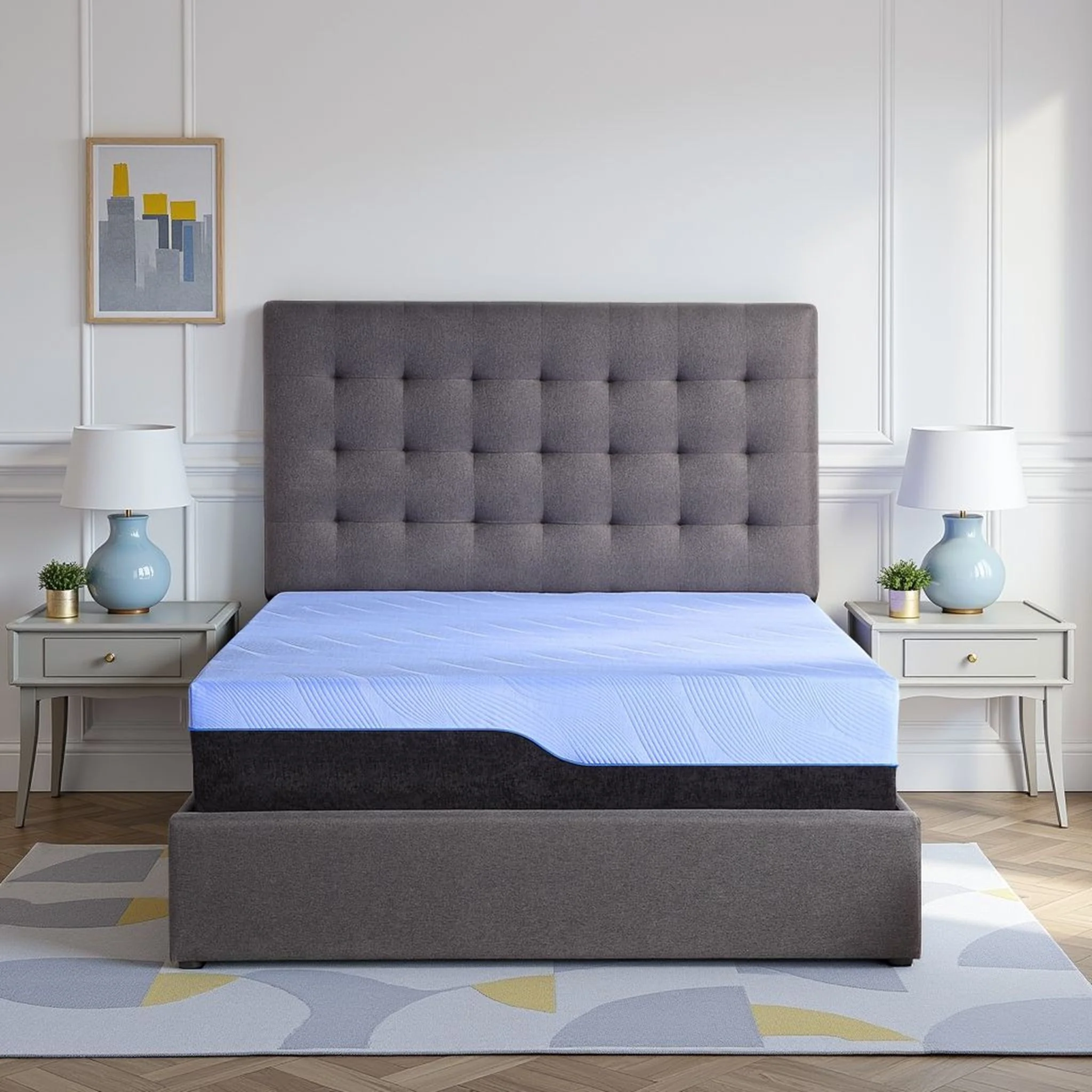 Refresh - 12" Hybrid Cooling Fast Responding Latex Foam And Coil Mattress - Image 3