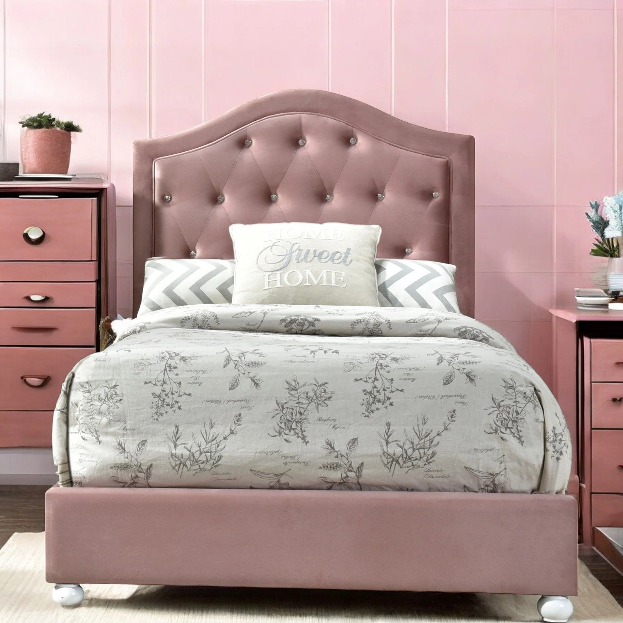 Reggie - Twin Bed - Pink - Image 2