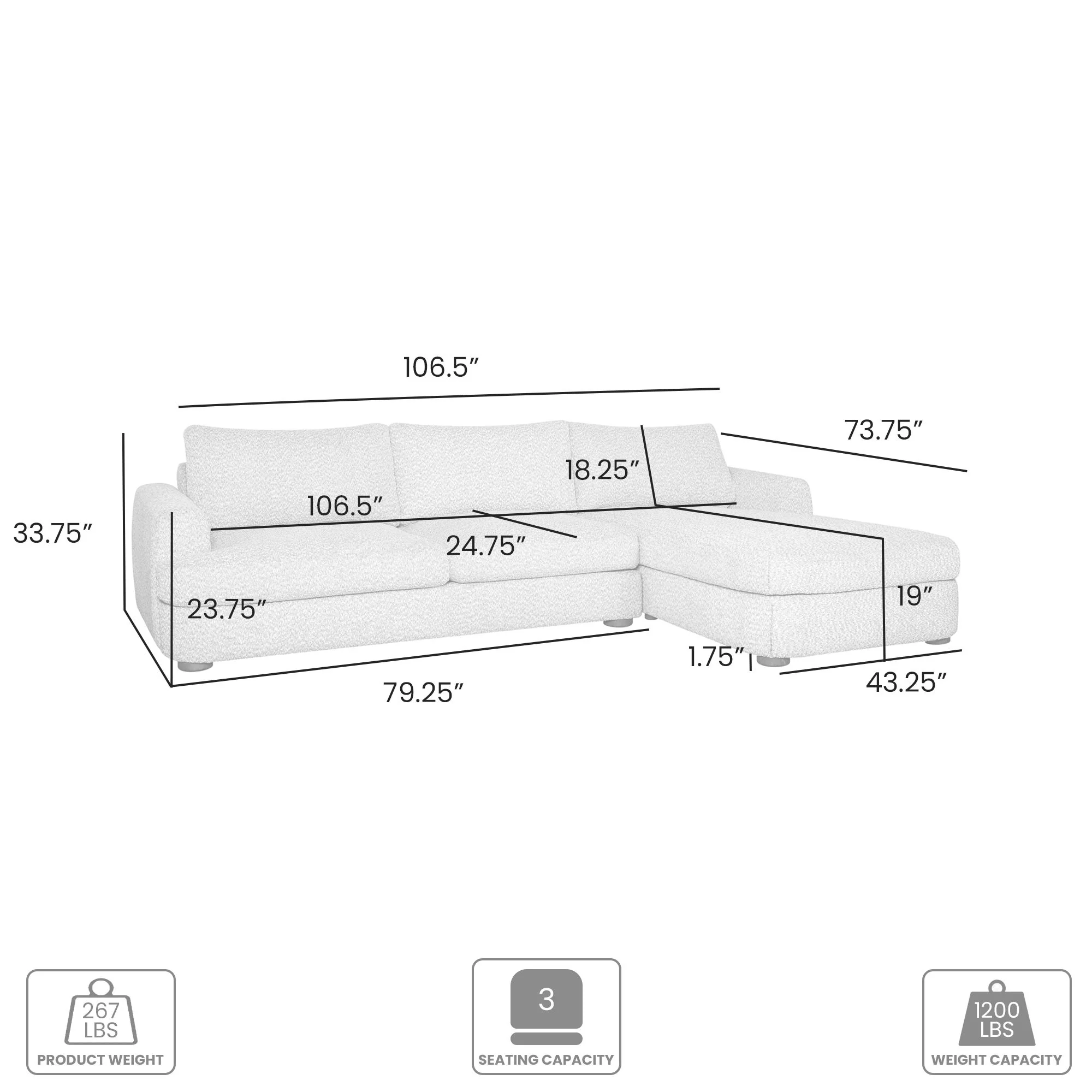 Reid - Rectangular Sectional Sofa - Image 27