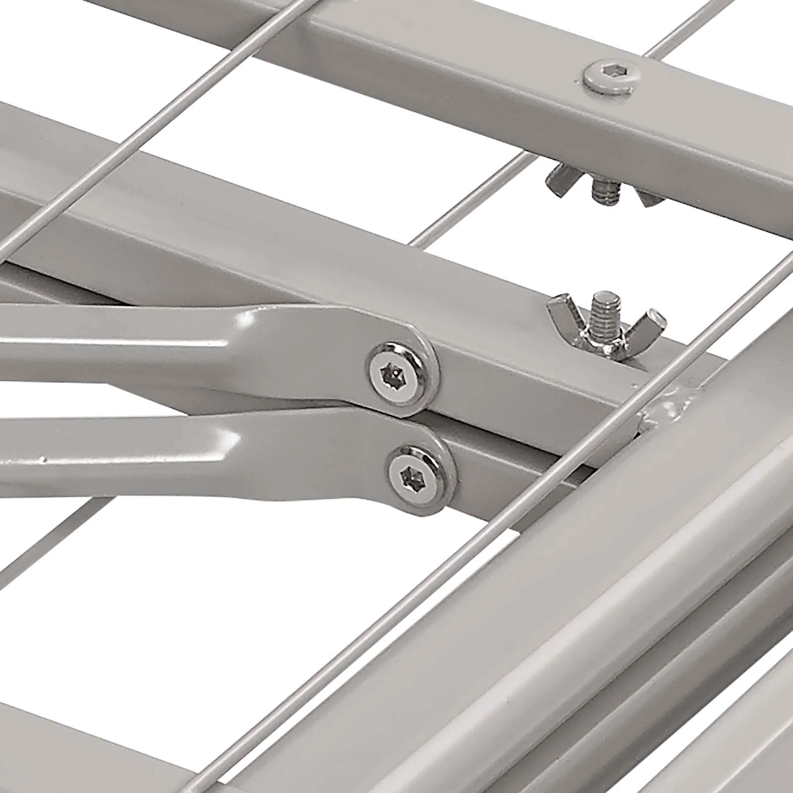 Reinforced Stainless Steel Folding Platform Bed Frame - Image 58