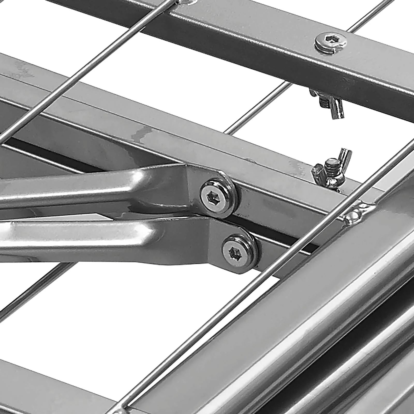 Reinforced Stainless Steel Folding Platform Bed Frame - Image 69