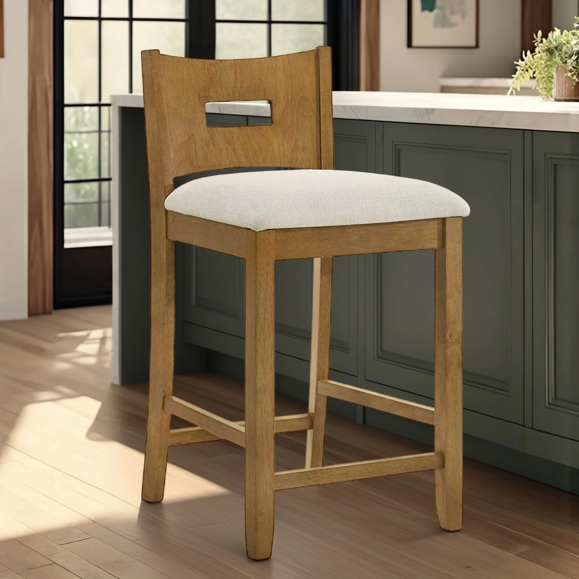 Ren - 26" Counter Height Rubberwood Barstool - Image 20