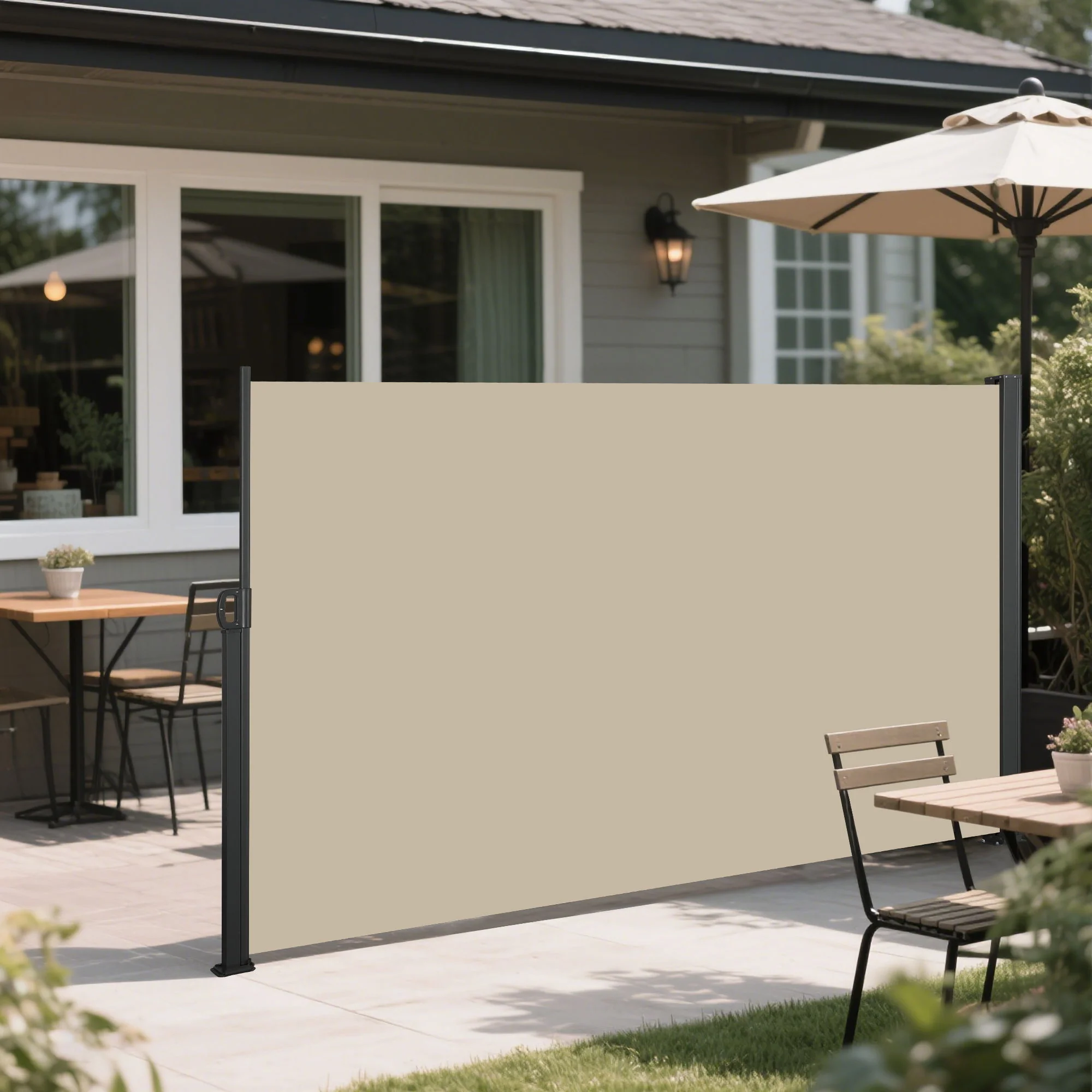 Retractable Side Awning, Waterproof And UV Resistant, Privacy Screen For Patio - Image 13