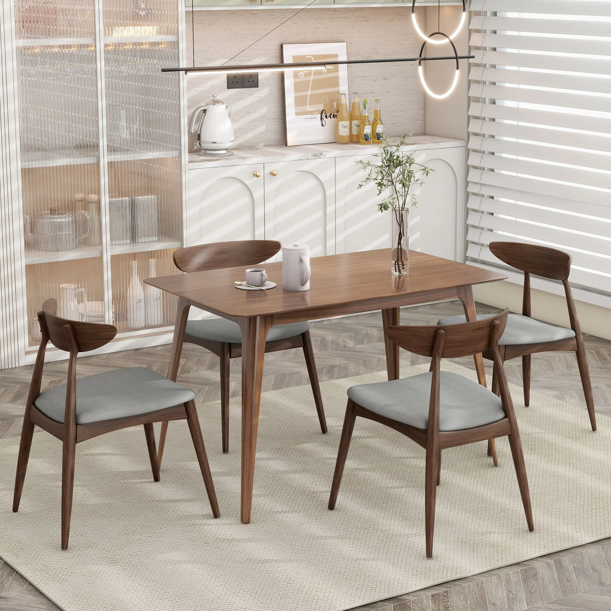 Retro Dining Chairs With Ergonomic Back (Set of 2) - Image 14