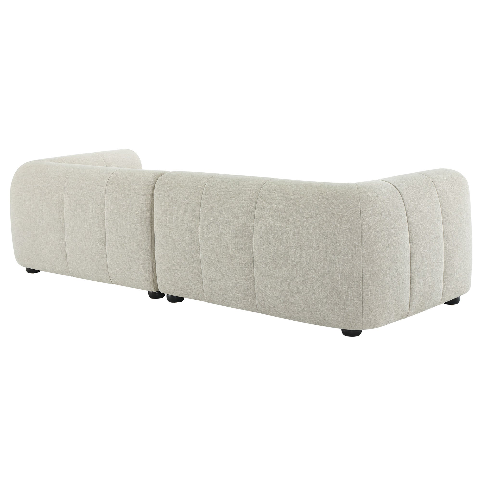 Retro-Modern Upholstered Fabric Modular Sectional with Right-Facing Chaise – 102 Inch - Image 11