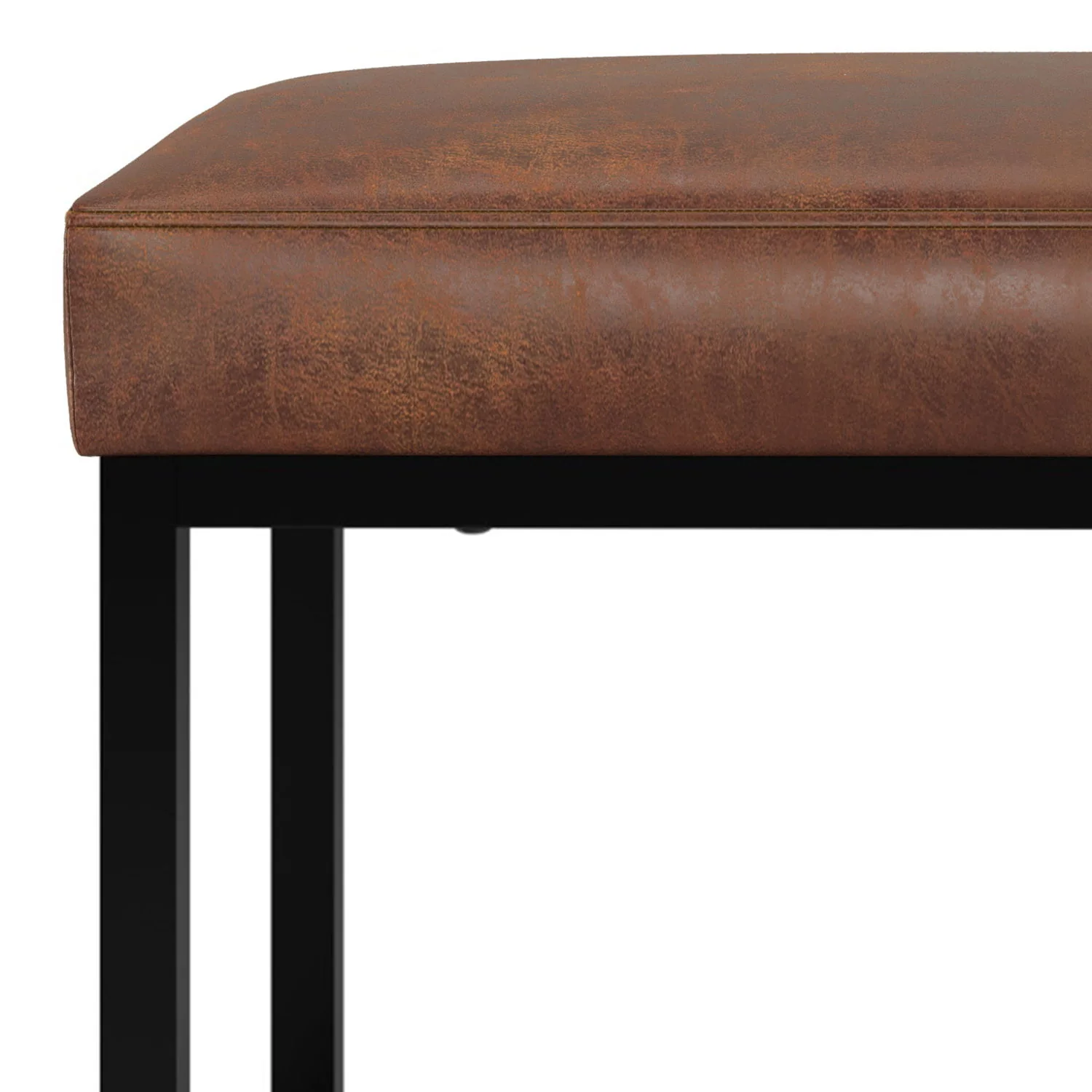 Reynolds - Small Bench - Distressed Saddle Brown - Image 5