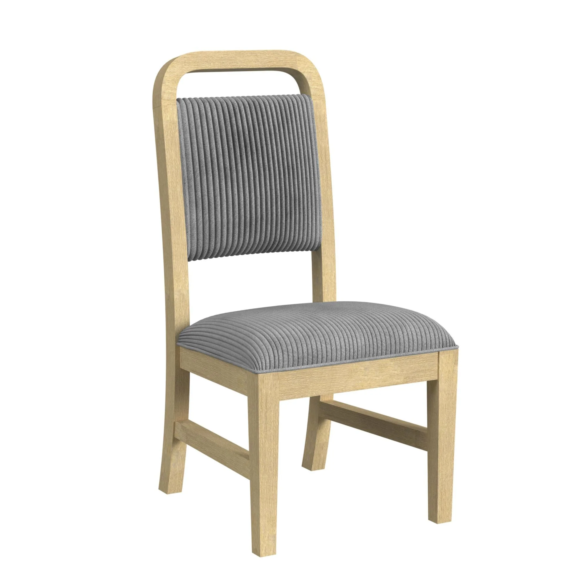 Ridgemont - 5 Piece Standard Height Dining Set (Round Table And Four Chairs) - Natural - Image 7