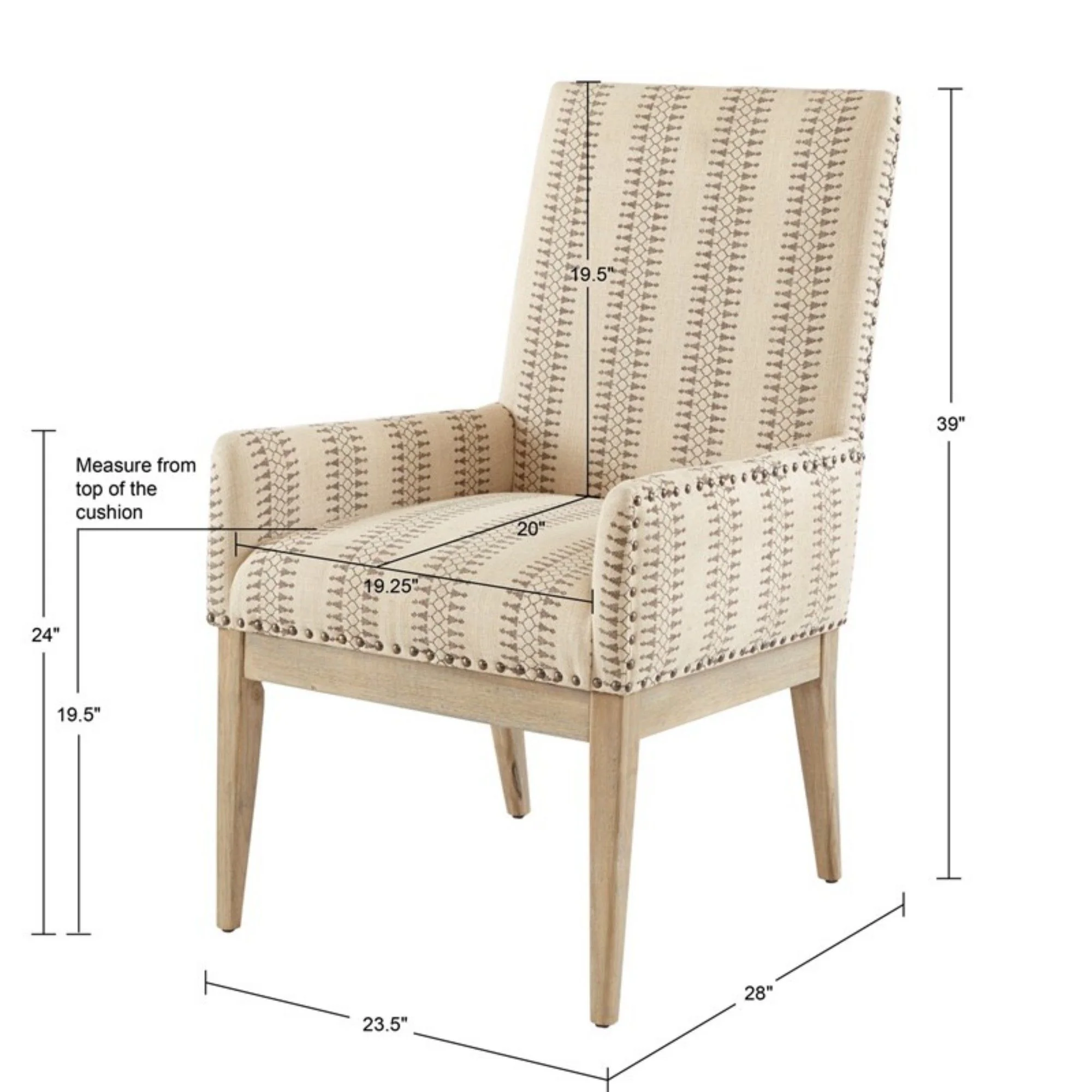 Rika - High Back Dining Armchair (Set of 2) - Natural - Image 8